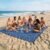 OIGAE Beach Blanket Waterproof Sandproof Oversized Beach Mat