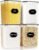 HKJ Chef 4 Pack Large Airtight Food Storage Containers with Lids (5.2L / 176oz), BPA Free Plastic Kitchen and Pantry Organization Contianers for Cereal Flour and Sugar Storage, Labels & Marker