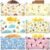 Chumia 6 Pack Reusable Snack Bags for Kids, Washable Sandwich & Food Storage Pouches, Dual-layer Silicone Lined Lunch Bags with Zipper for School & Travel(Bees,6.9 x 3.7 Inches)