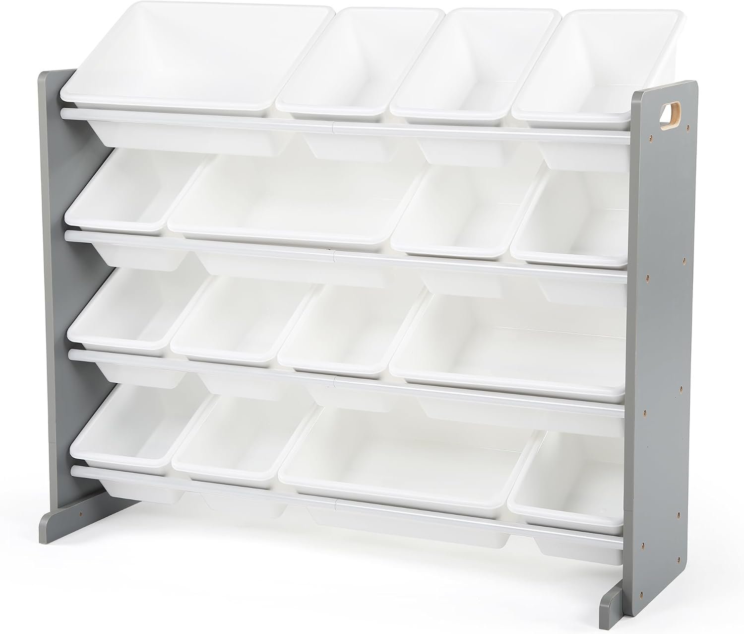 Humble Crew Kids Toy Organizer with 16 Bins, 4 Tier Storage for Playroom