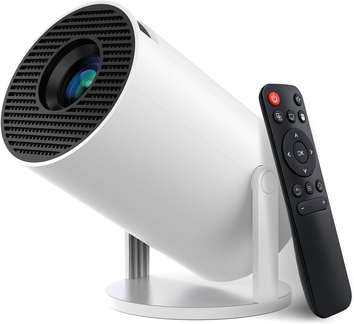 Mini Projector with WiFi and Bluetooth, Built-in App,1080P Supported(S)
