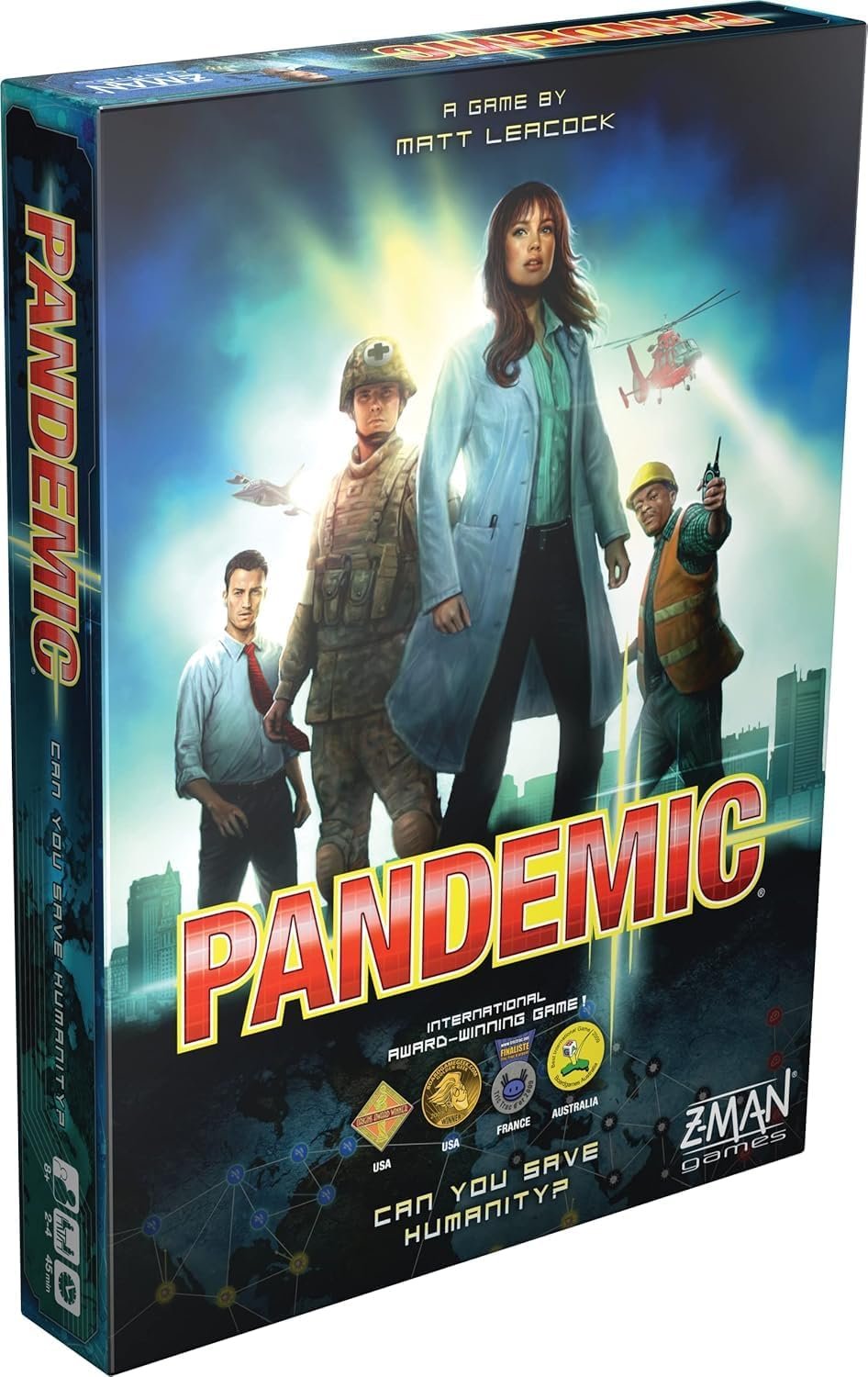 Pandemic Cooperative Strategy Board Game, 2-4 Players, 45-60 Min