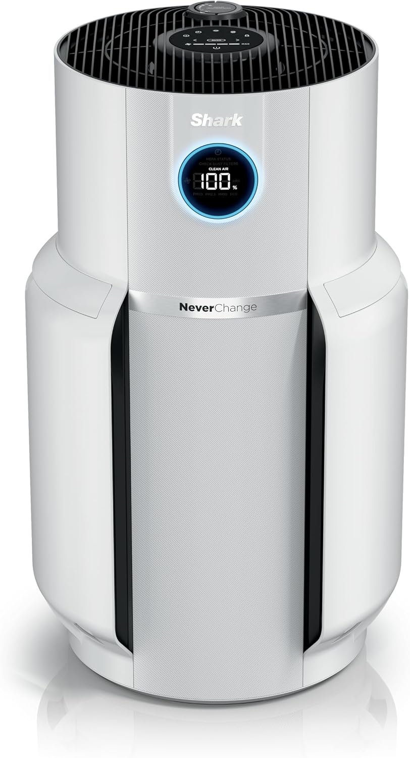Shark NeverChange Air Purifier Max with Odor Neutralizer, HP302, Dove