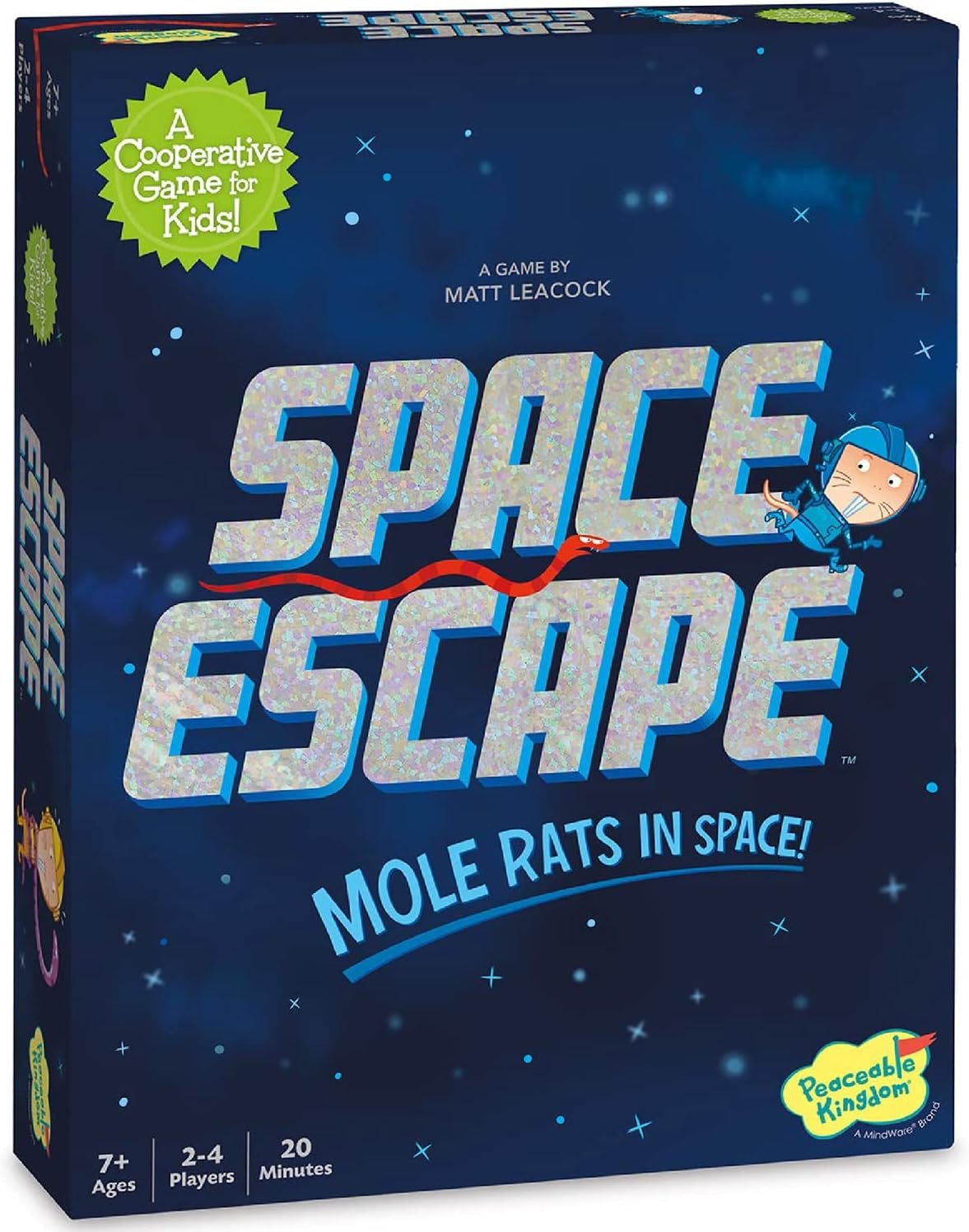 Peaceable Kingdom Space Escape – Cooperative Strategy Space Adventure Game by the Inventor of Pandemic – Use Teamwork to Win! – Great for Families with Kids Ages 7 & up