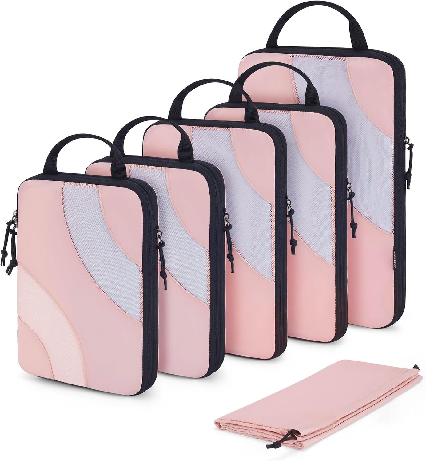 BAGSMART Compression Packing Cubes for Travel