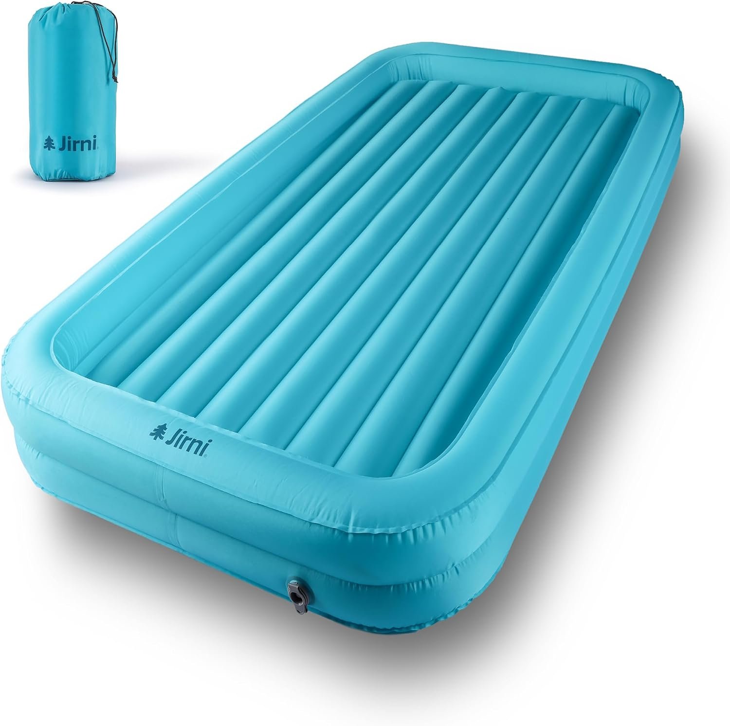Inflatable Toddler Travel Bed Premium Camping Bed Built-in Pump Sack