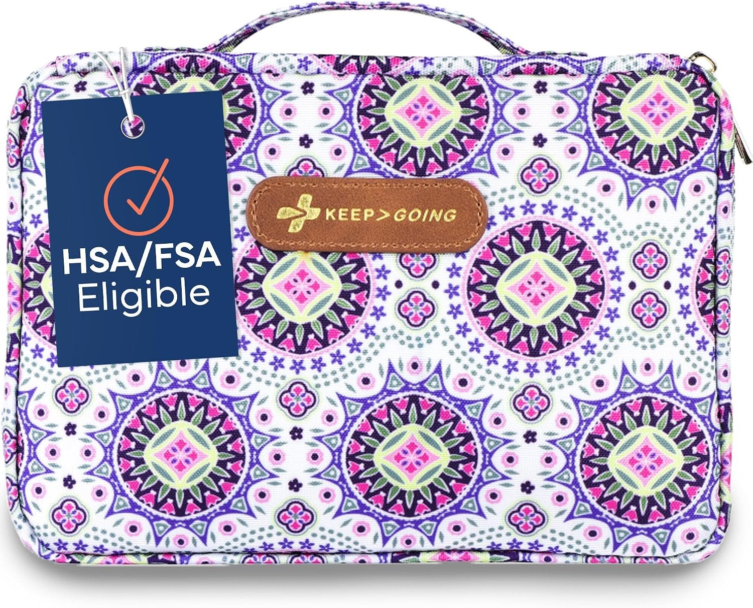KeepGoing Large Home First Aid Kit for Kids – 270 Pc. (Boho)