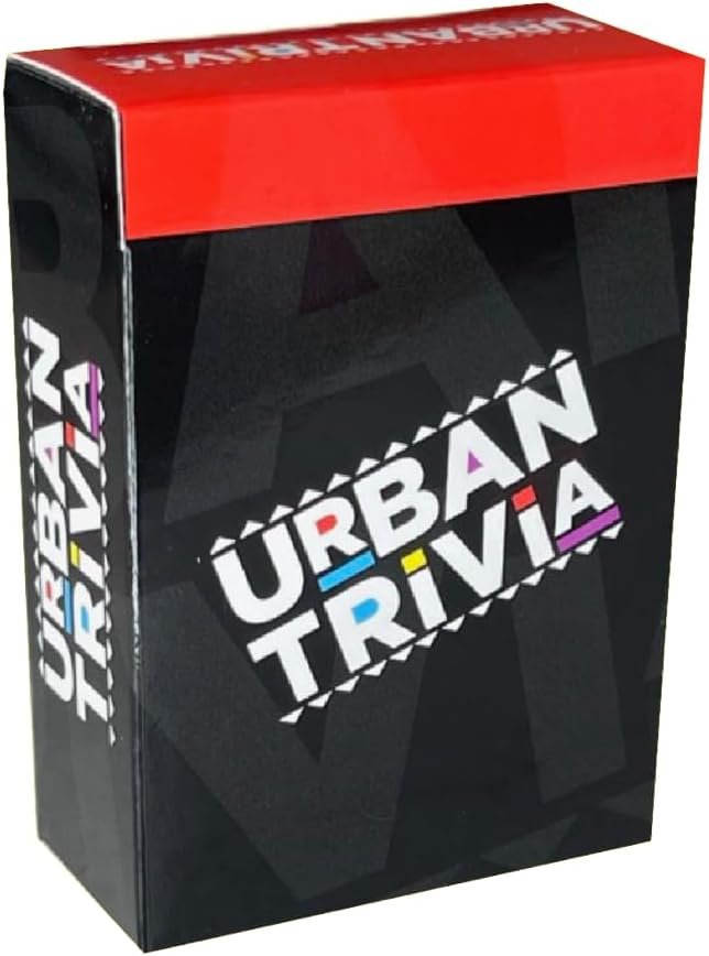 Urban Trivia – Black Card Game for The Culture! New & Improved Fun Trivia on Black TV, Movies, Music, Sports, & Growing Up Black! Great for Adult Game Nights and Family Gatherings.
