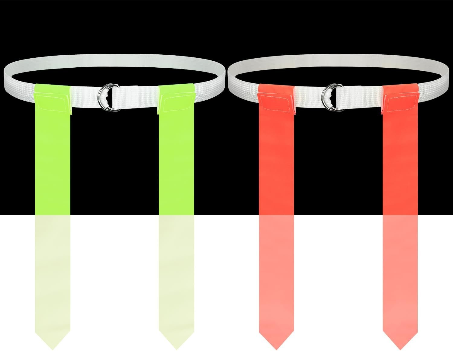 Glow in The Dark Flag Football Belts, for Day & Night