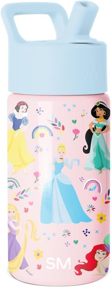 Simple Modern Disney Princess Kids Water Bottle & Toddler Cup | 14oz