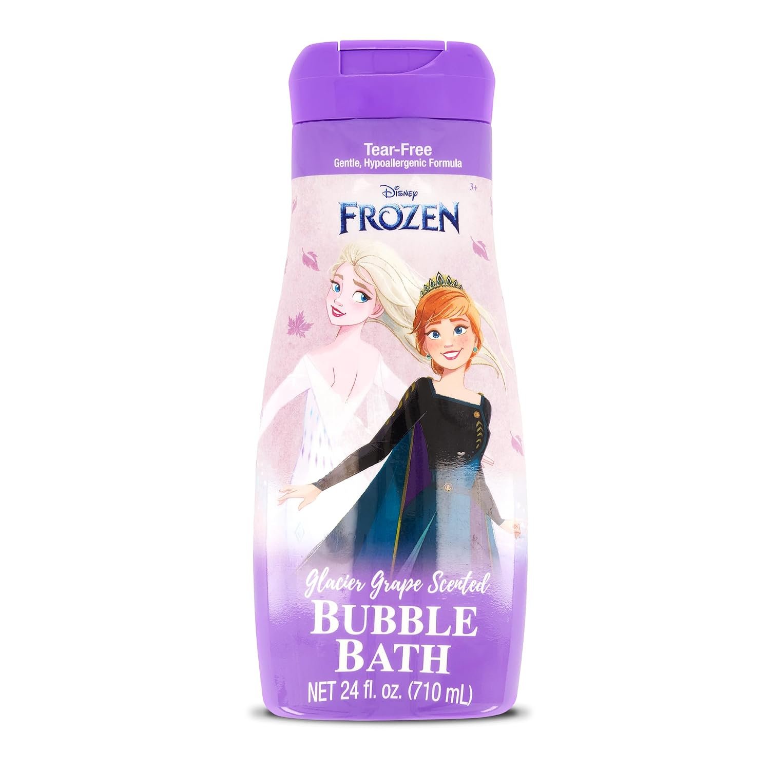 Disney “Frozen” Bath Time Kids’ Bubble Bath Soap, 24 Ounces, Frosted Berry Scent, Gentle Tear-Free & Long Lasting Bubbles