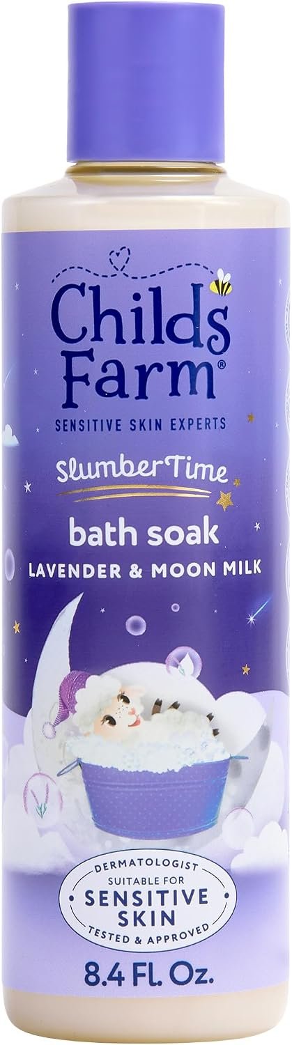 Childs Farm SlumberTime Bath Soak, Lavender & Moon Milk 250ml US