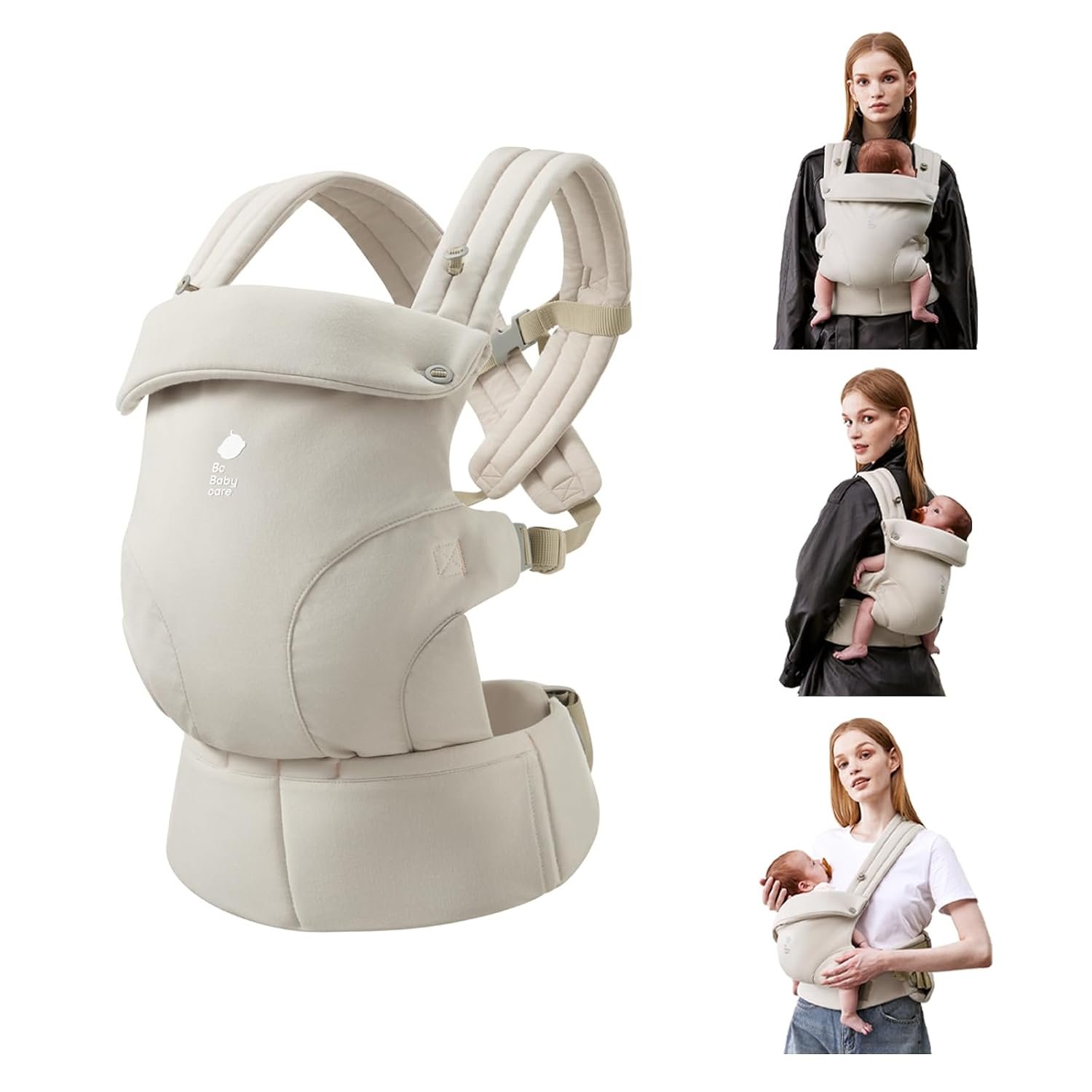 Bc Babycare Baby Carrier Newborn to Toddler, CloudTouch Soft Infant Carrier