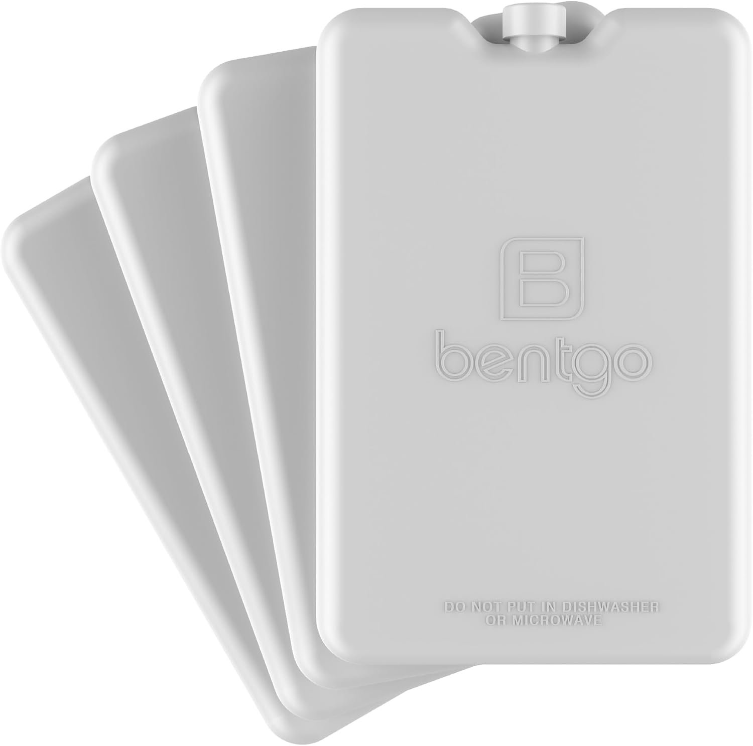 Bentgo Chillers Ice Packs, Slim Reusable Lunch Ice Packs, 4-Pack