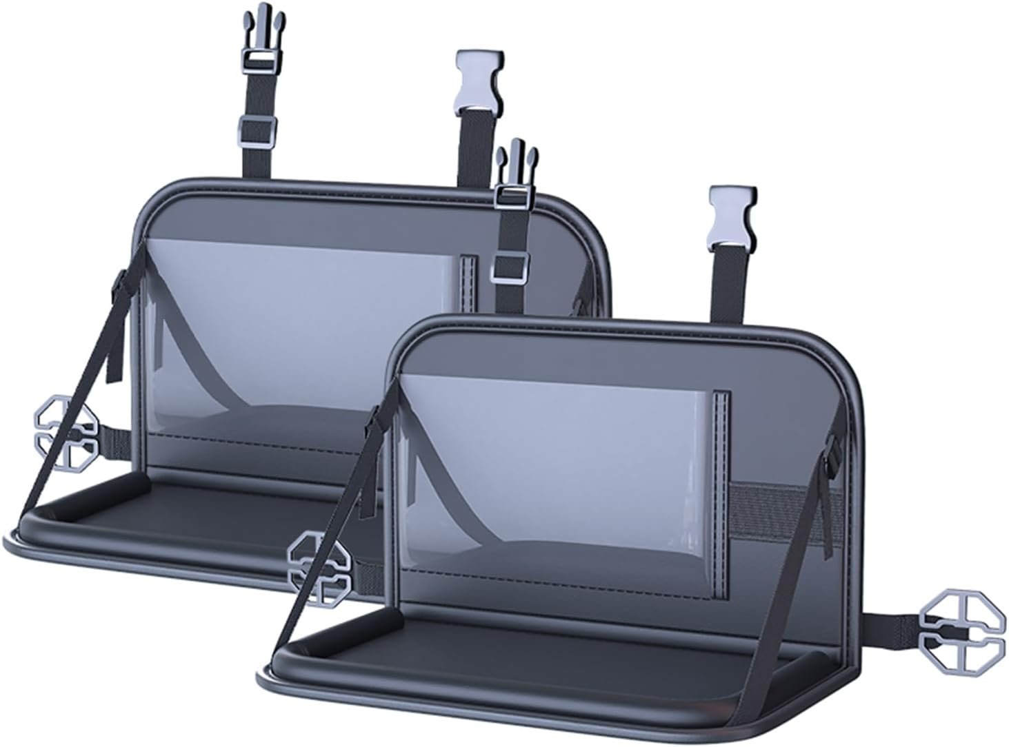 Backseat Car Organizer with Foldable Tray & Tablet Holder