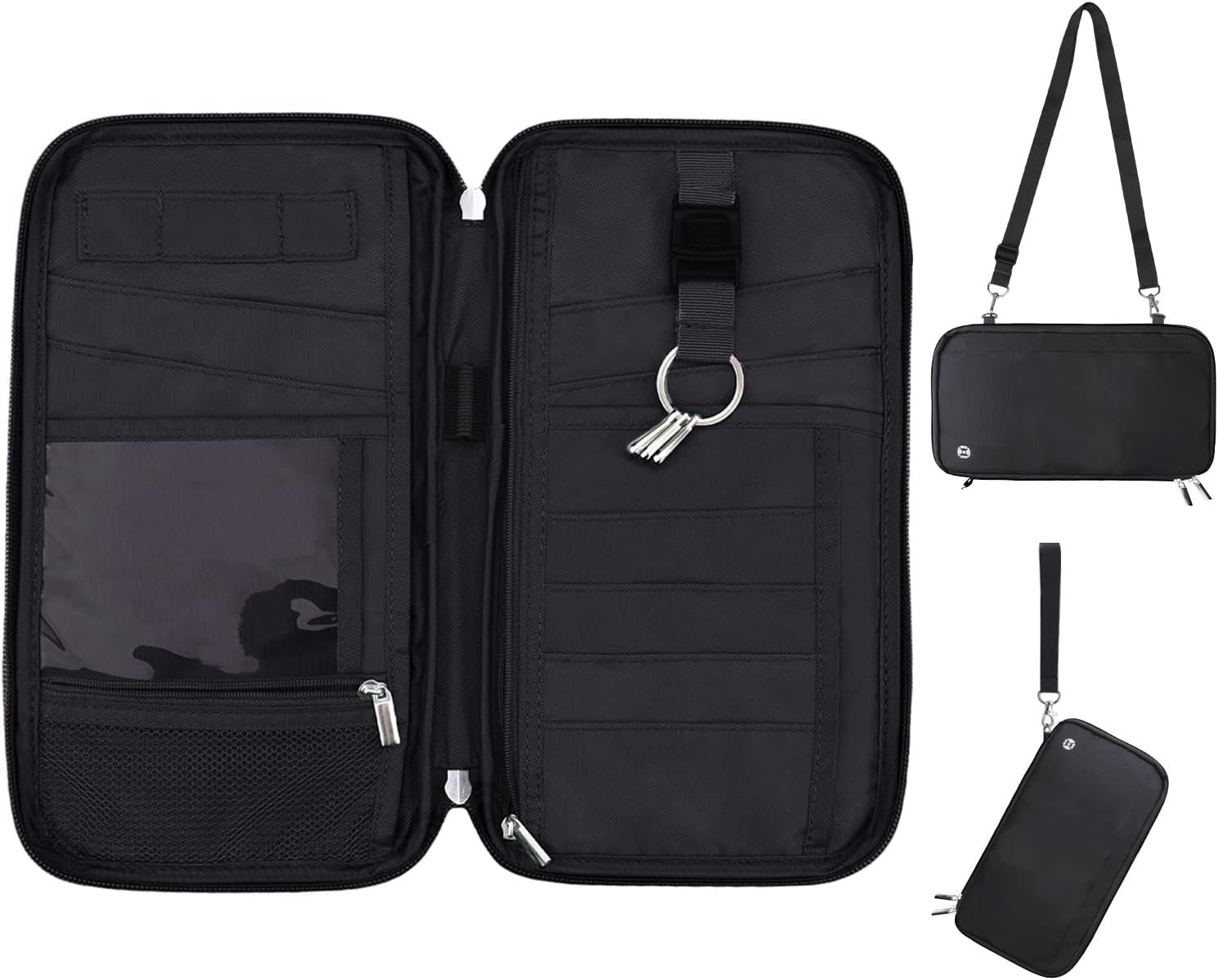 WALNEW Passport Holder for Travel Family, RFID Blocking Passport Wallet