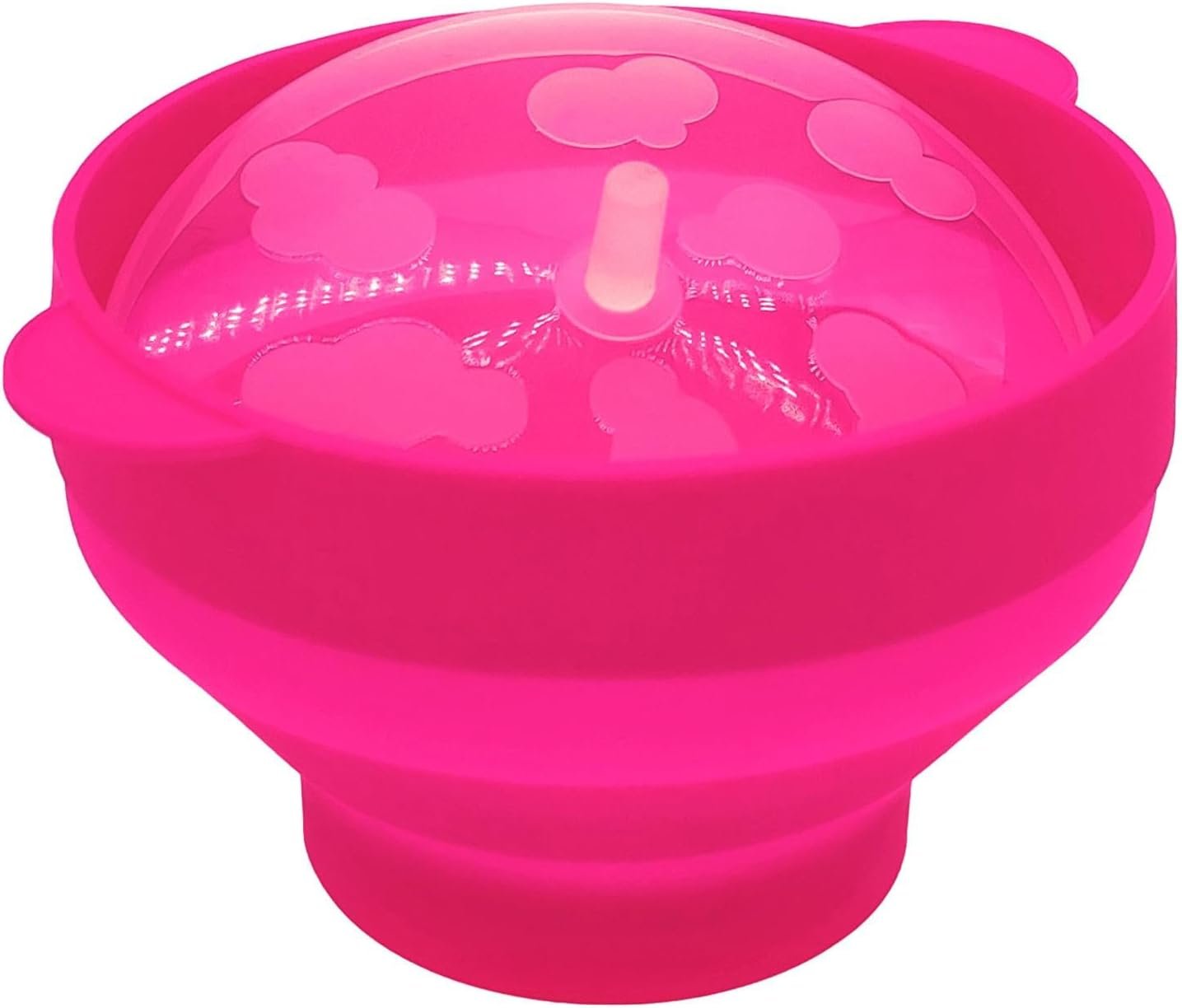 DUDOK Silicone Popcorn Popper – Foldable Microwavable Popcorn Bowl, Microwave Popcorn Popper | Large Capacity Microwave Popcorn Maker Bowl, Quick Pop Popcorn Bowl for Game Movie Night Healthy Snacks, WVRQ6Z59G4RPR5MN6G
