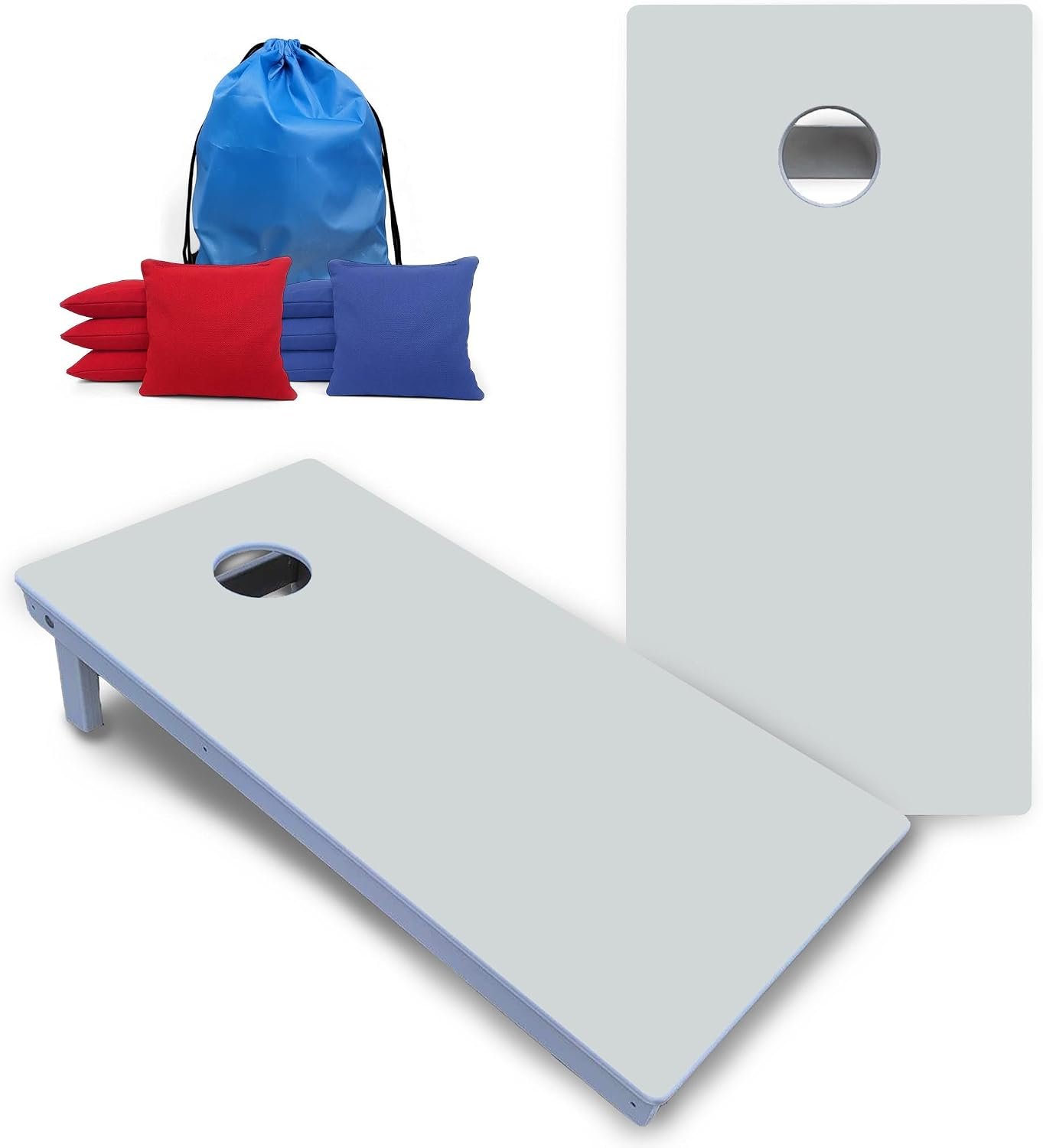 Cornhole Solutions All-Weather Cornhole Boards Set – Regulation 2×4 ft Boards with 8 Bags, Reinforced Folding Legs, Premium Outdoor Game