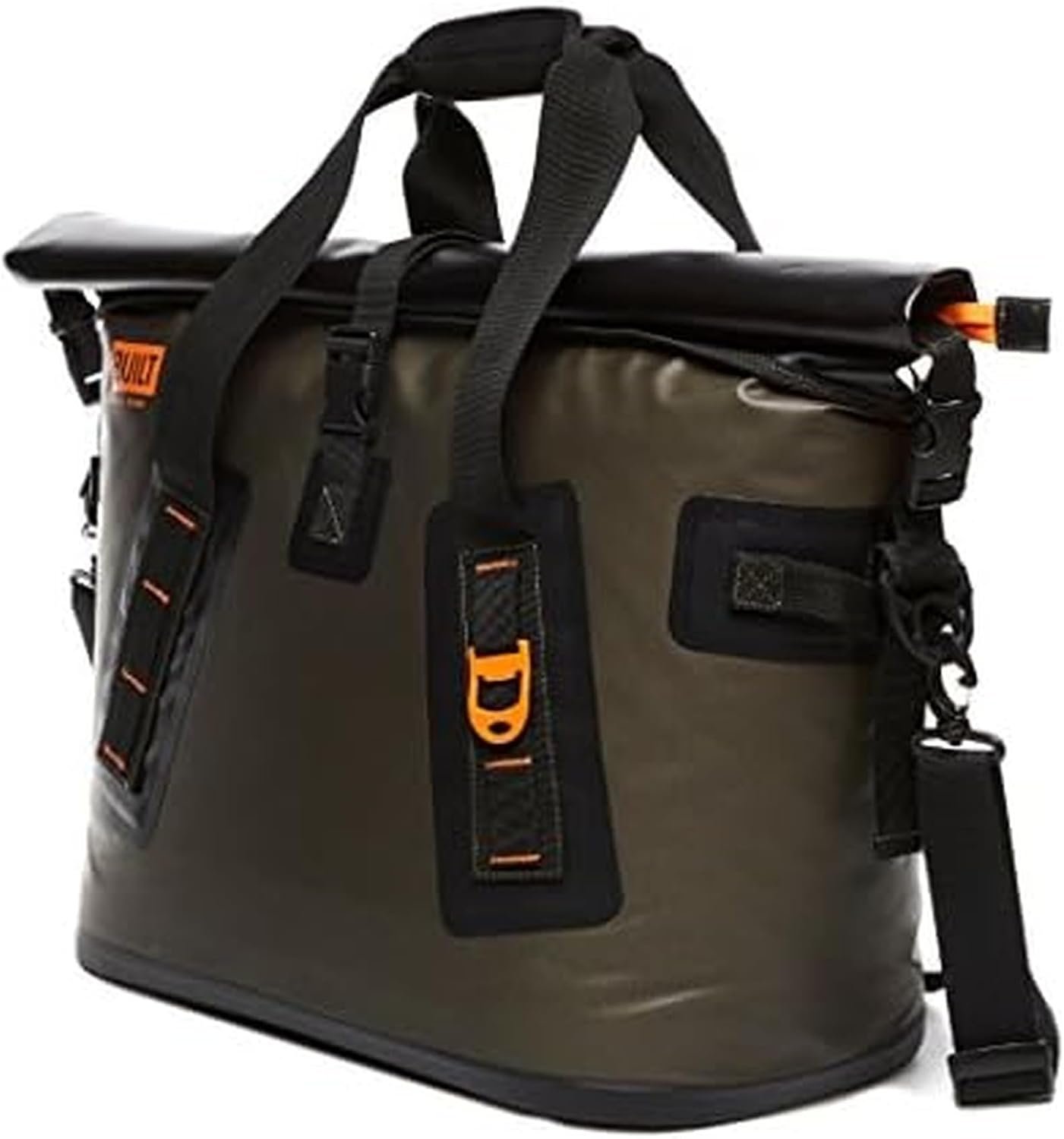 BUILT Large Welded Soft Portable Cooler with Wide Mouth Opening – Insulated and Leak-Proof Olive 5213958