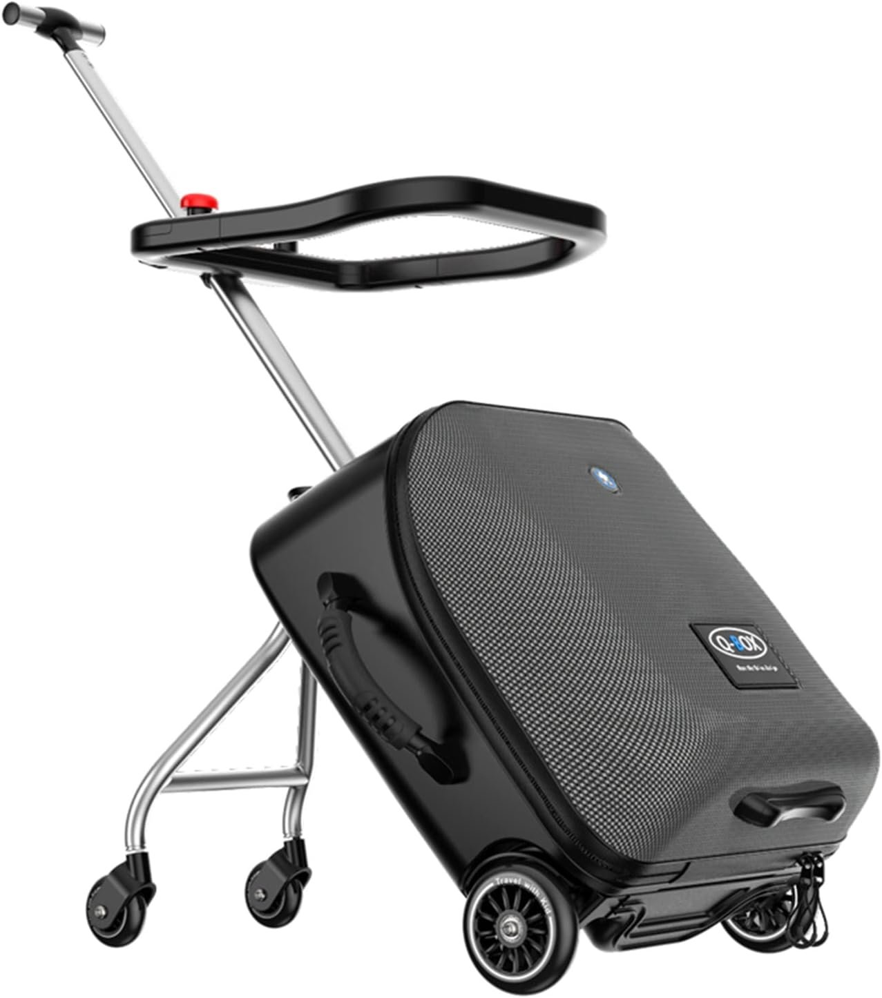 LemoHome Expandable Luggage with Spinner Wheels,Large Suitcases with Child Seat Design,Hard Luggage for Women and Men,20 inch Hardside Carry on Luggage for Travel