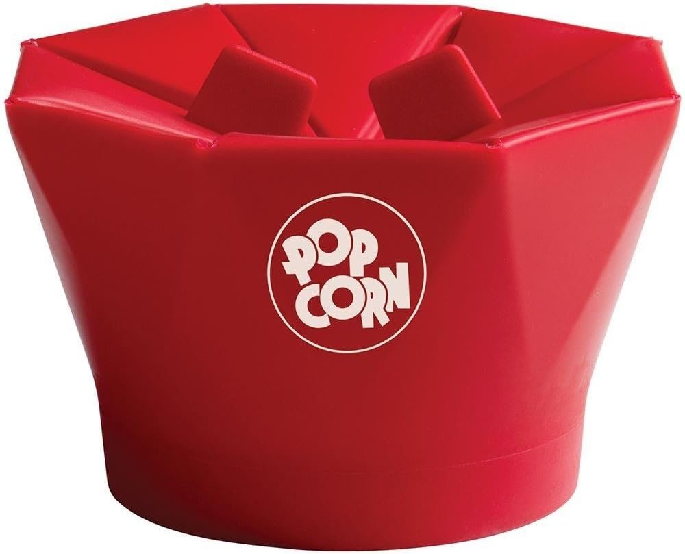 Chef’n PopTop Microwave Popcorn Popper (Cherry)