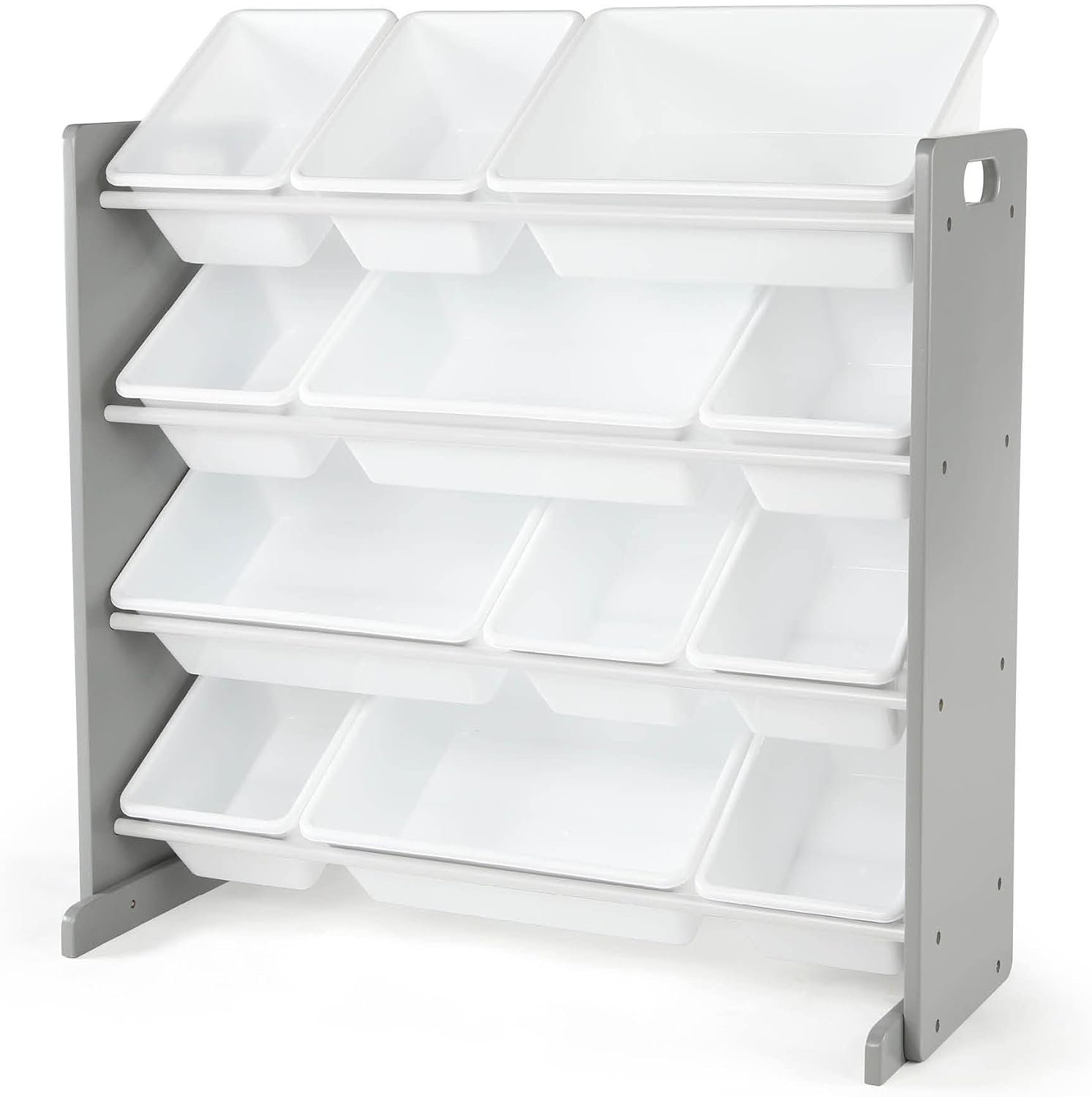 Humble Crew Kids Toy Organizer with 12 Bins, 4 Tier Storage for Playroom