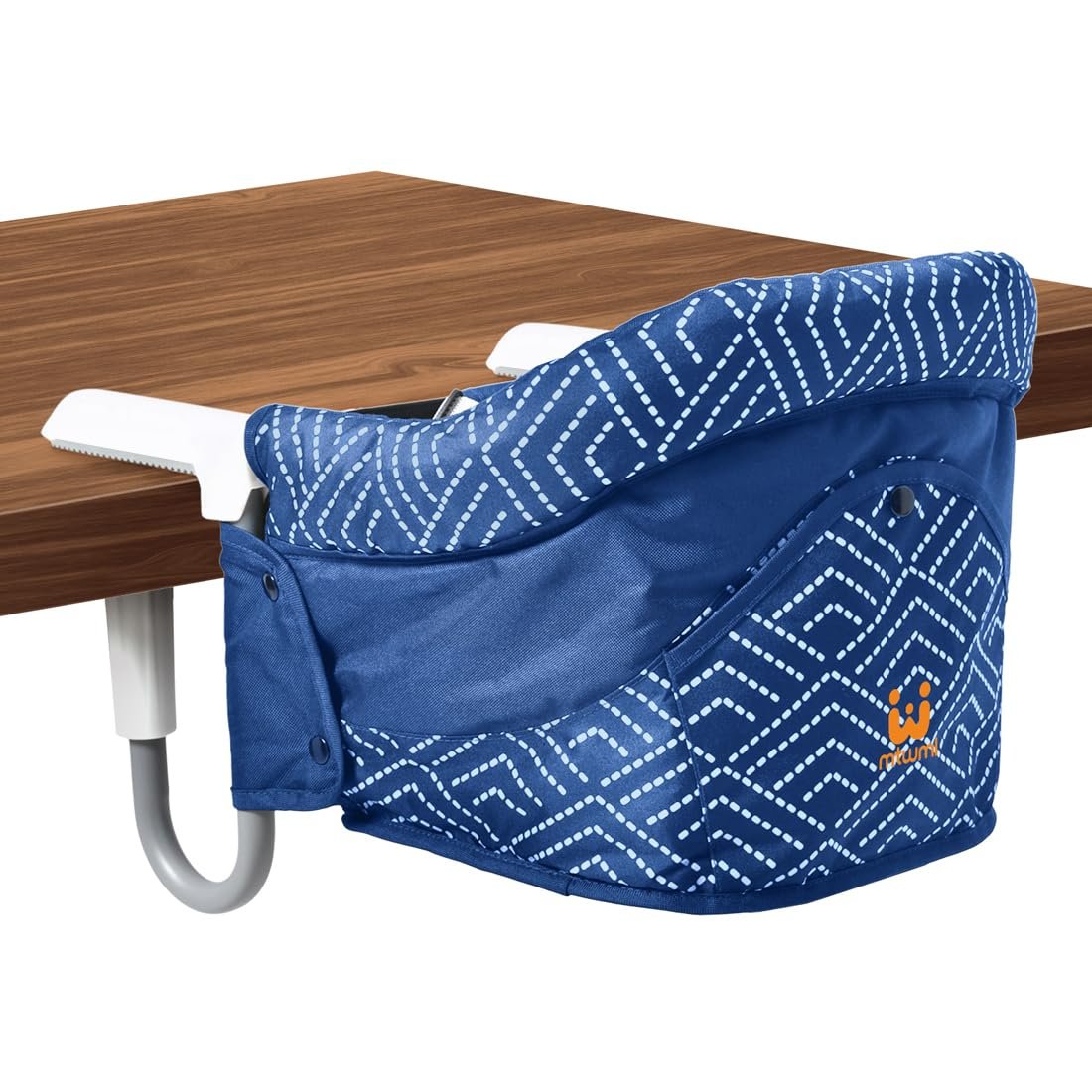 MTWML Hook On High Chair, Collapsible Portable Table Seat with Carry Bag