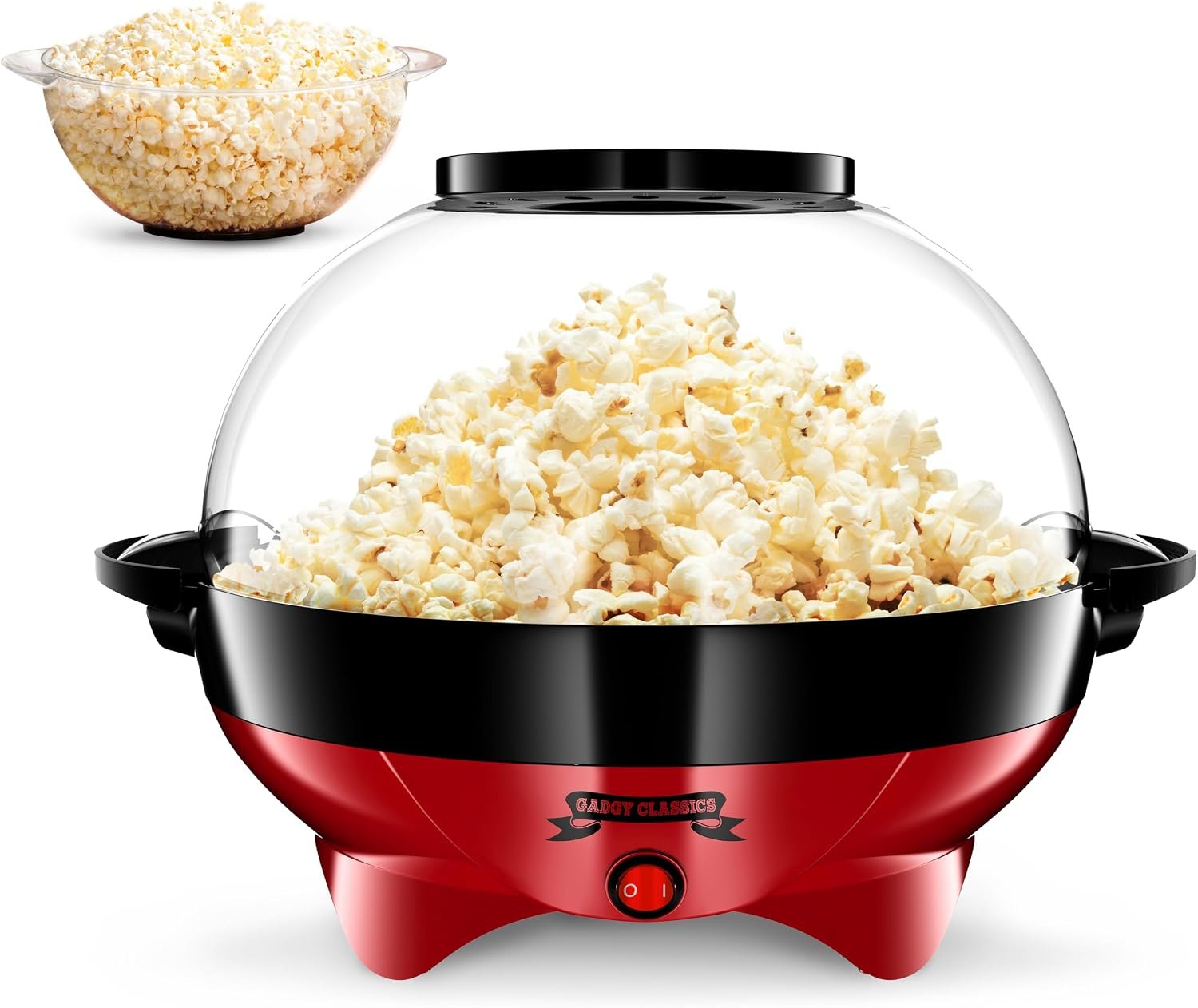 Gadgy Popcorn Machine – Lid & Stirrer – Parties – Sugar & Spice Compatible