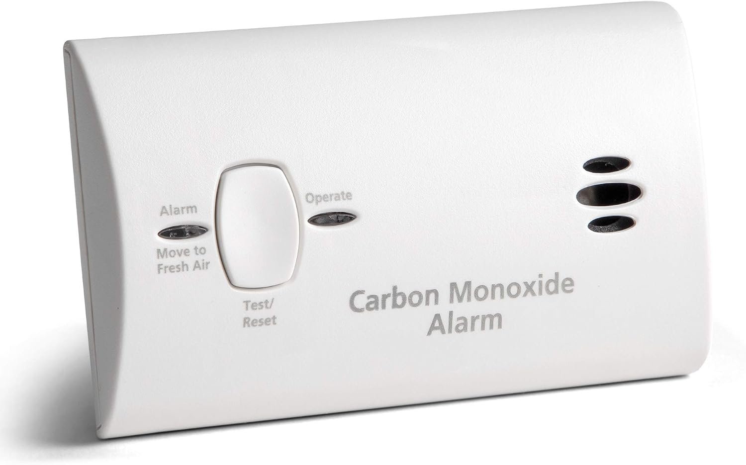 Kidde Carbon Monoxide Detector, AA Battery Powered, Portable for Travel or Home, 85 dB Alarm, LED Status Indicators, 3rd Edition