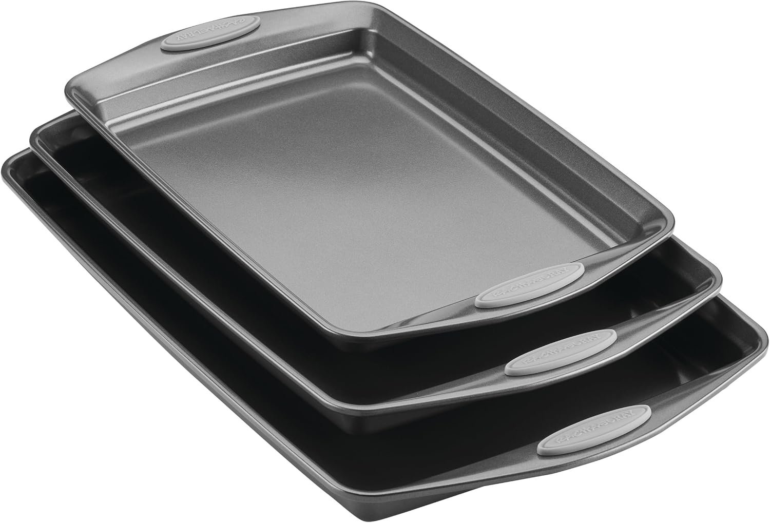 Rachael Ray Bakeware Nonstick Cookie Pan Set, Baking Pans Set, 3 Piece