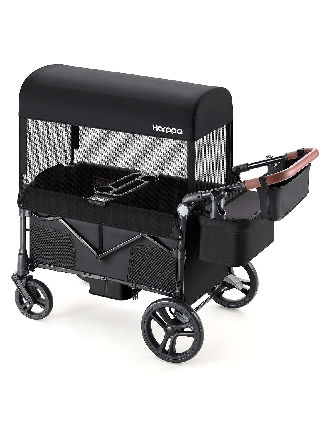 Harppa Remy Wagon Stroller for 2 Kids, 180Ibs Capacity with 2 Seater