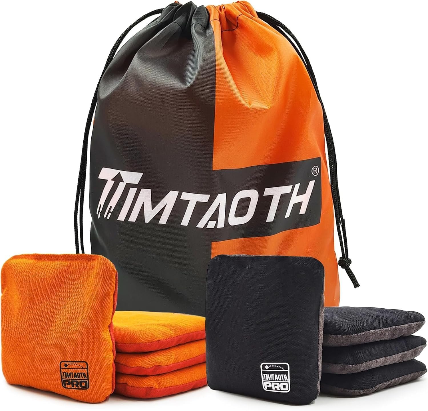 Dual Sided Corn Hole Bags Professional Cornhole Bags Set of 8 Regulation Corn Hole Bean Bags Slick and Stick