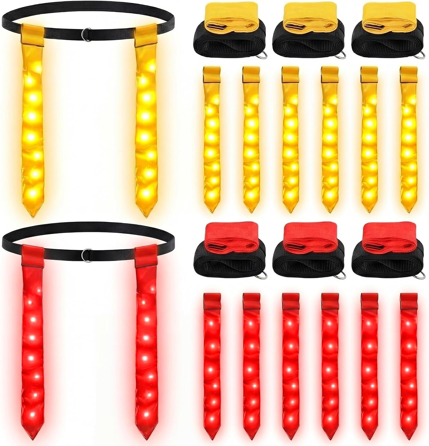 Libima LED Flag Football Belts Glow in The Dark