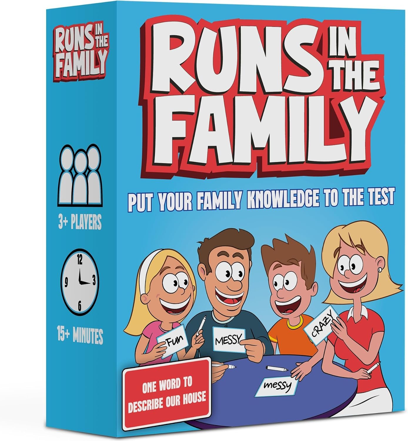 Runs in The Family: Fun Board Games for Family Night – Think Like Your Fam Would – Games for Kids-Adults