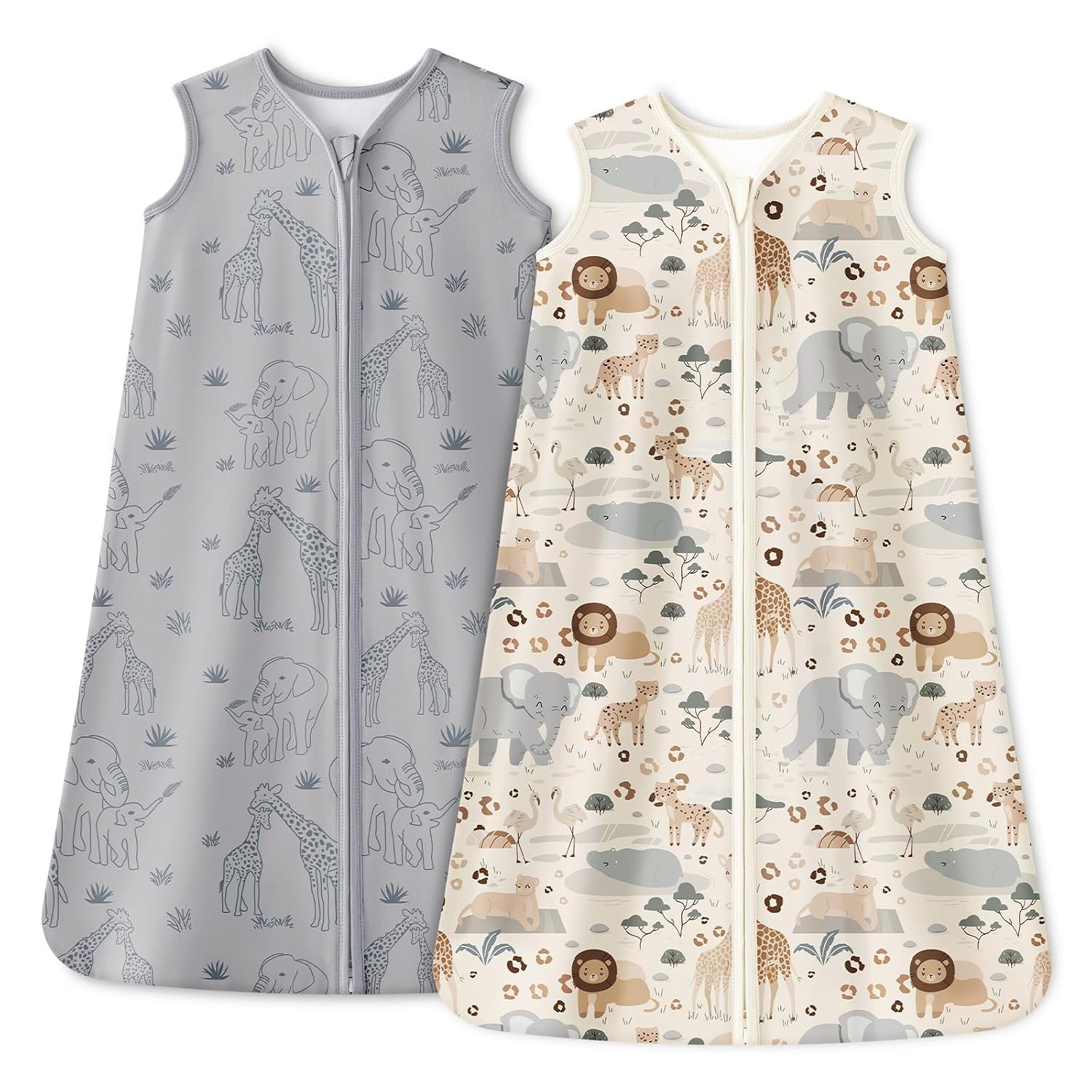 Unnivoll Baby Sleep Sack 6-12 Months 100% Organic Cotton 1.0 TOG