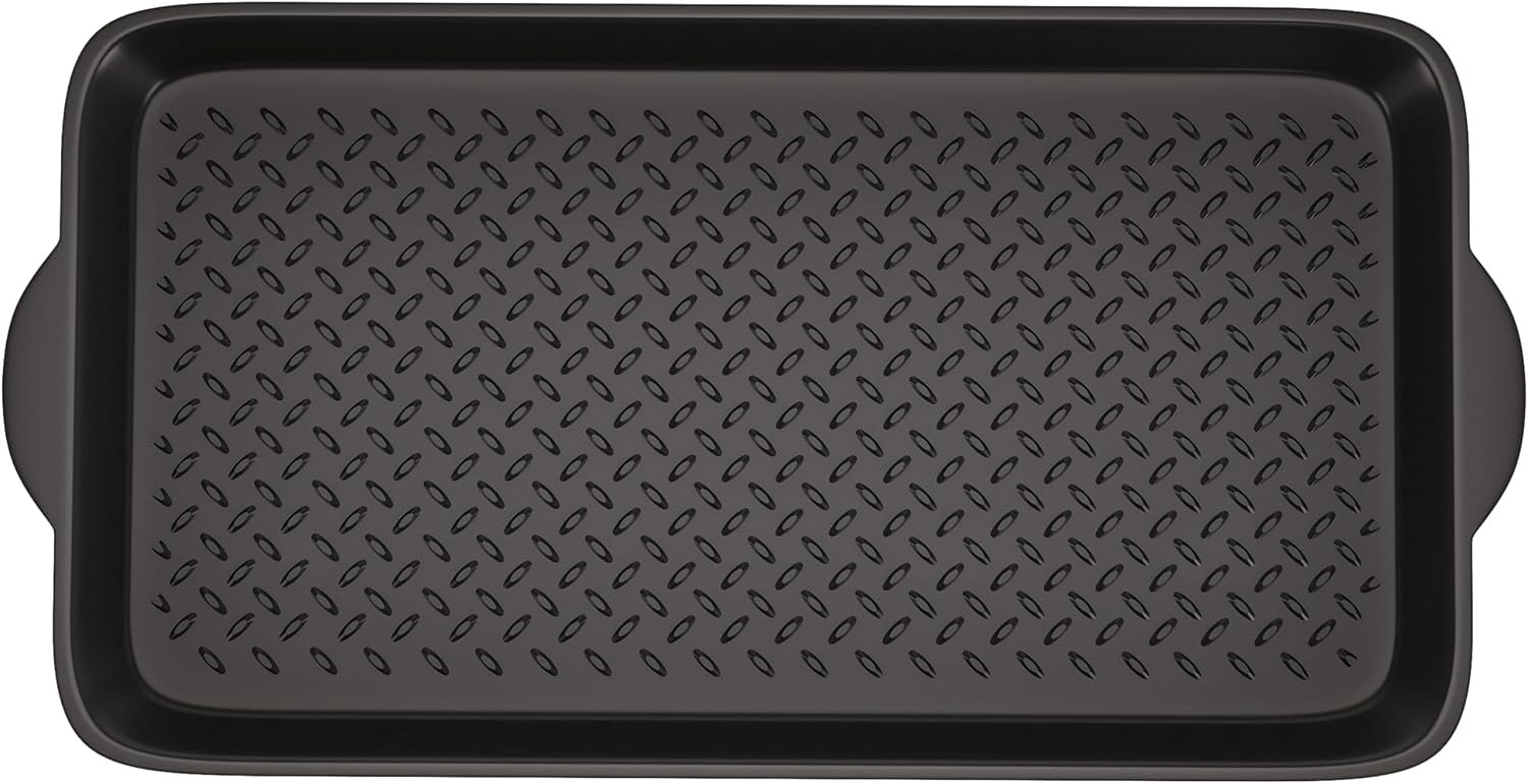Matace 1 Pack Rubber Small Boot Tray for Entryway,Boot Mat,Shoe Tray,Shoe Mat for Indoor and Outdoor Use, 27.95″x 15.74″ (Pack of 1)