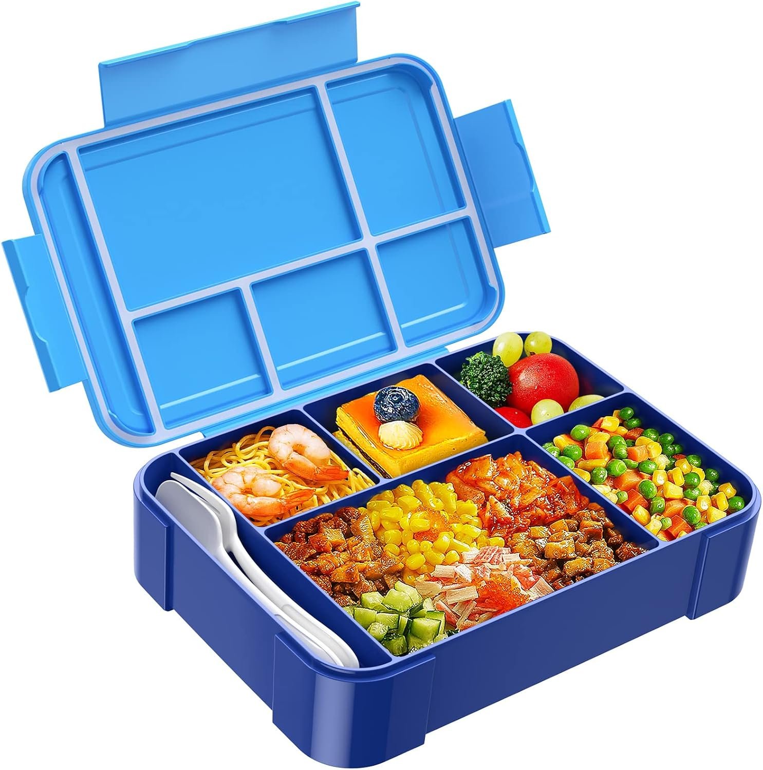 Jelife Bento Lunch Box for Kids – 1450ml Leakproof Kids Bento Box