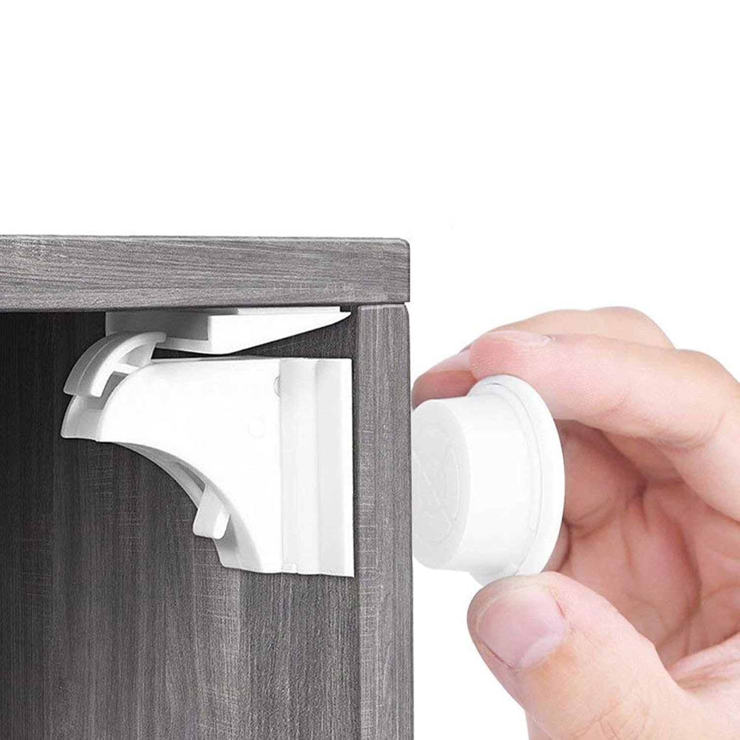 Norjews 20 Pack Child Safety Magnetic Cabinet Locks, Baby Drawers Latches