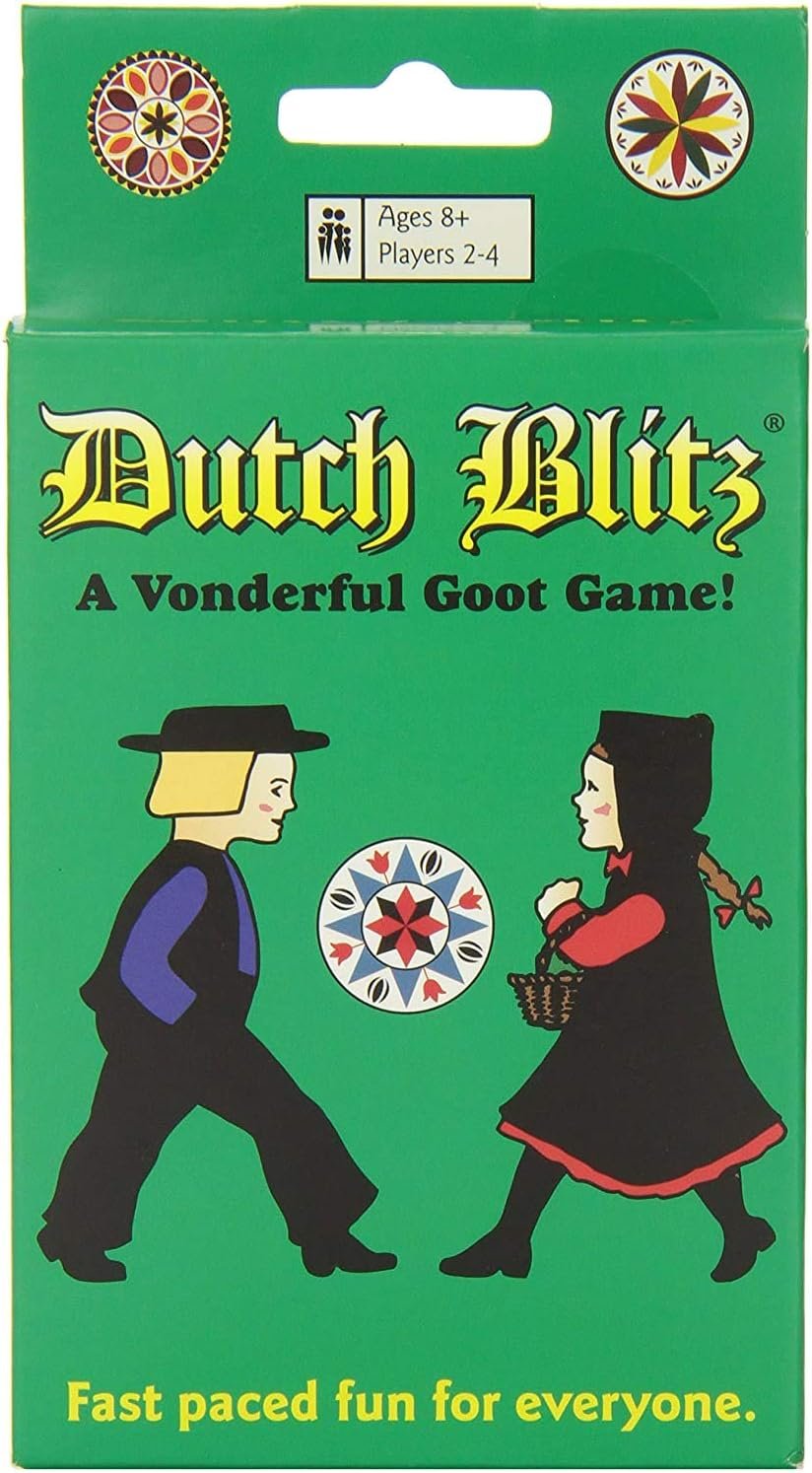 Dutch Blitz Card Game – Original Fast Paced Family Game with 160 Cards