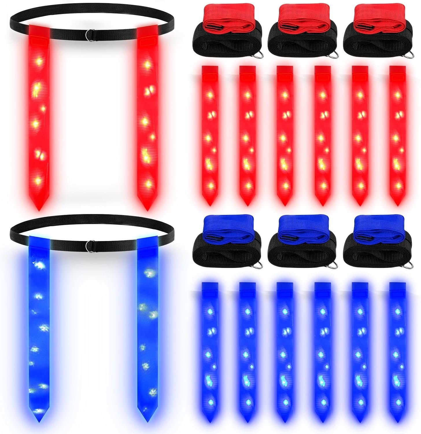Libima LED Flag Football Belts Glow in The Dark