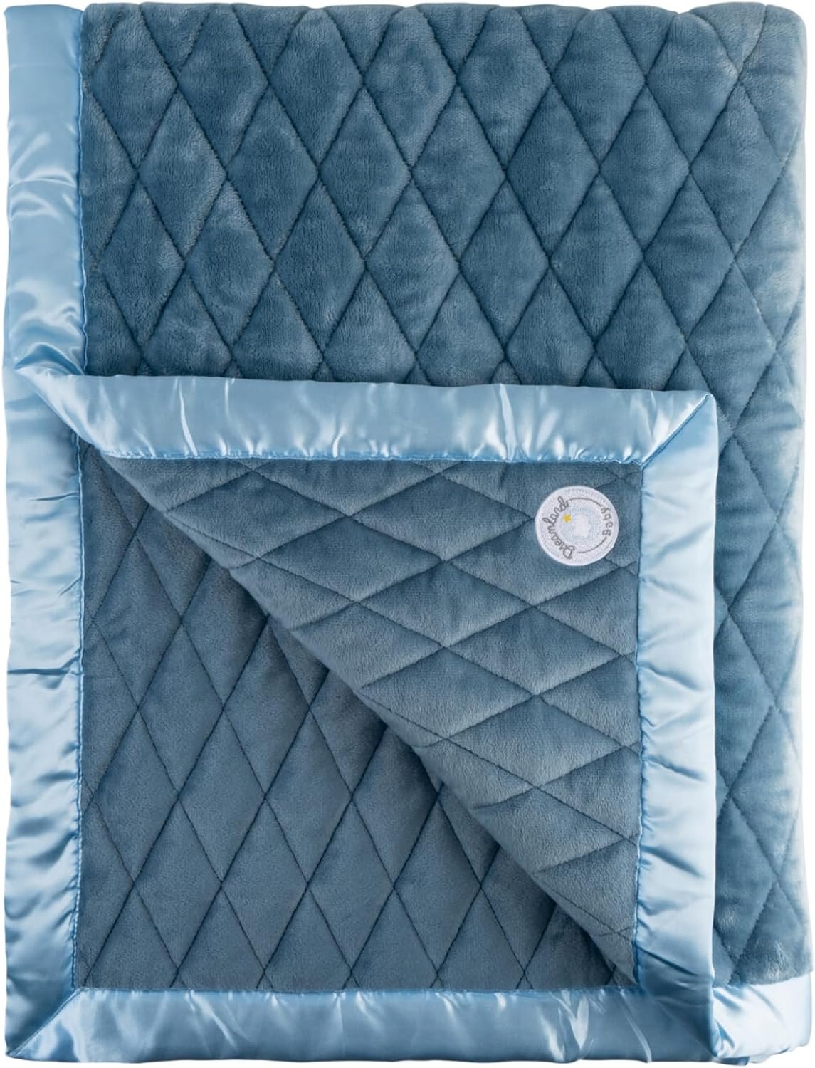 Dreamland Baby 4lb Weighted Blanket for Kids (Ocean Blue)