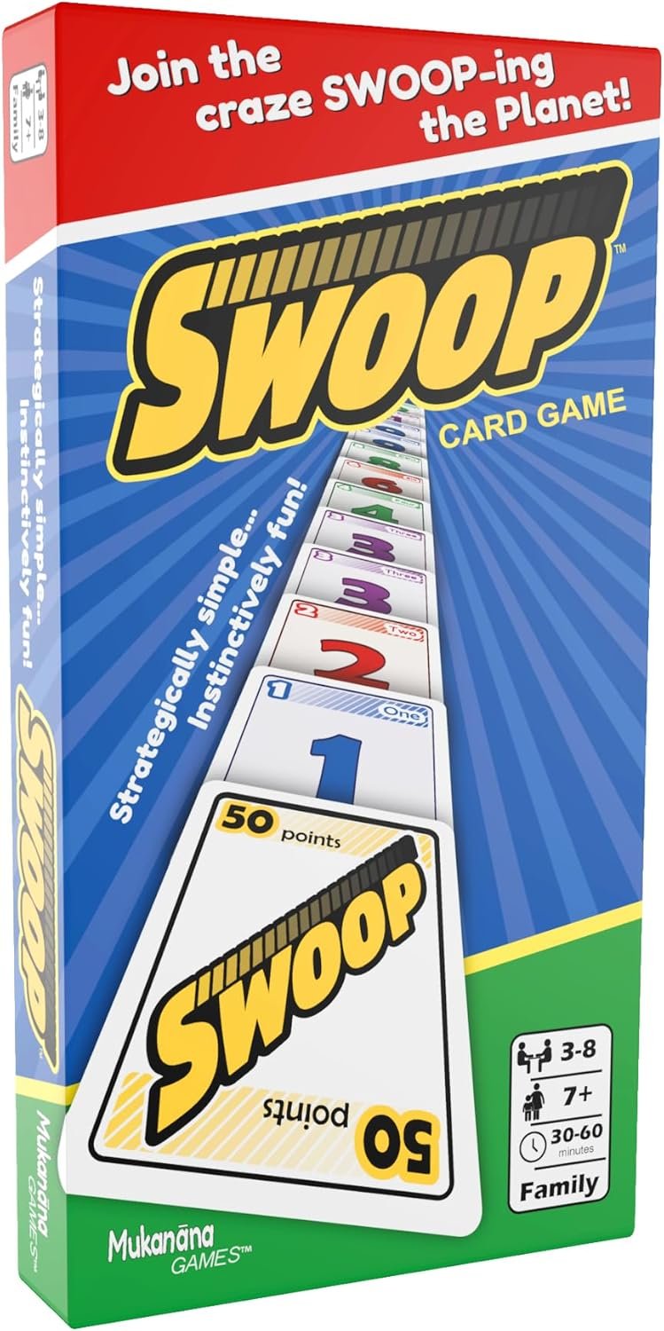 SWOOP Card Game | Family Strategy Party Game | Ages 7+ | 3–8 Players