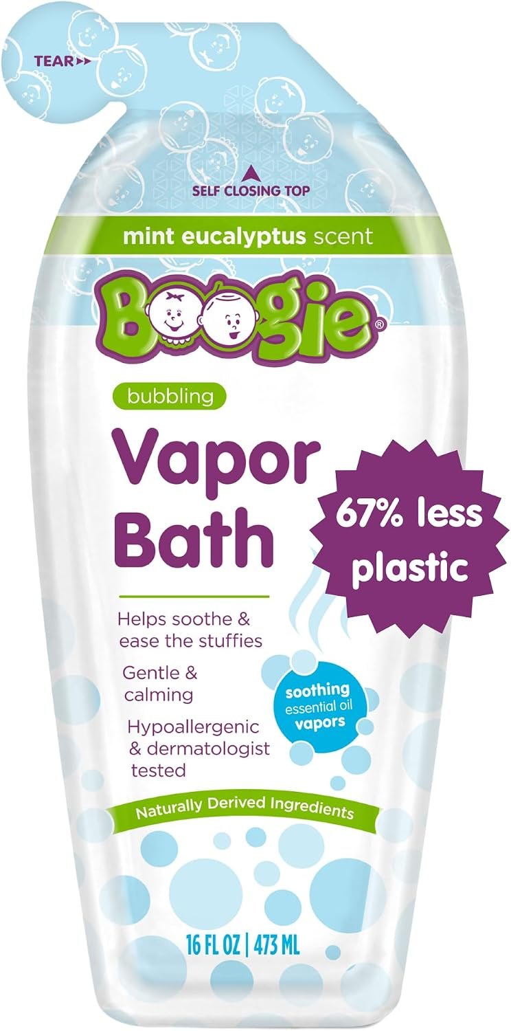 Boogie Kids Vapor Bubble Bath – Mint Eucalyptus – 16 oz