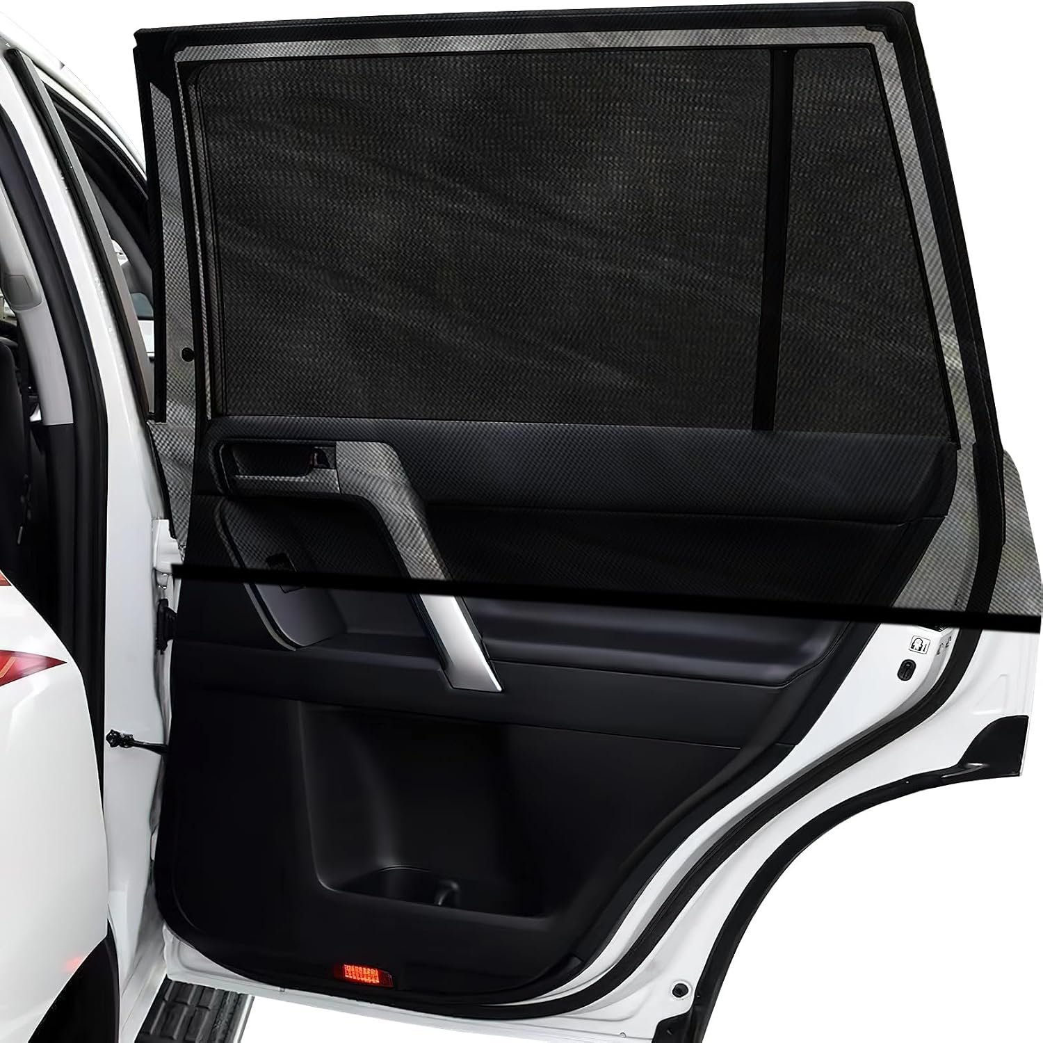 Car Window Shades，for Baby/Camping UV-Protection 2PCS XL 63”x28”
