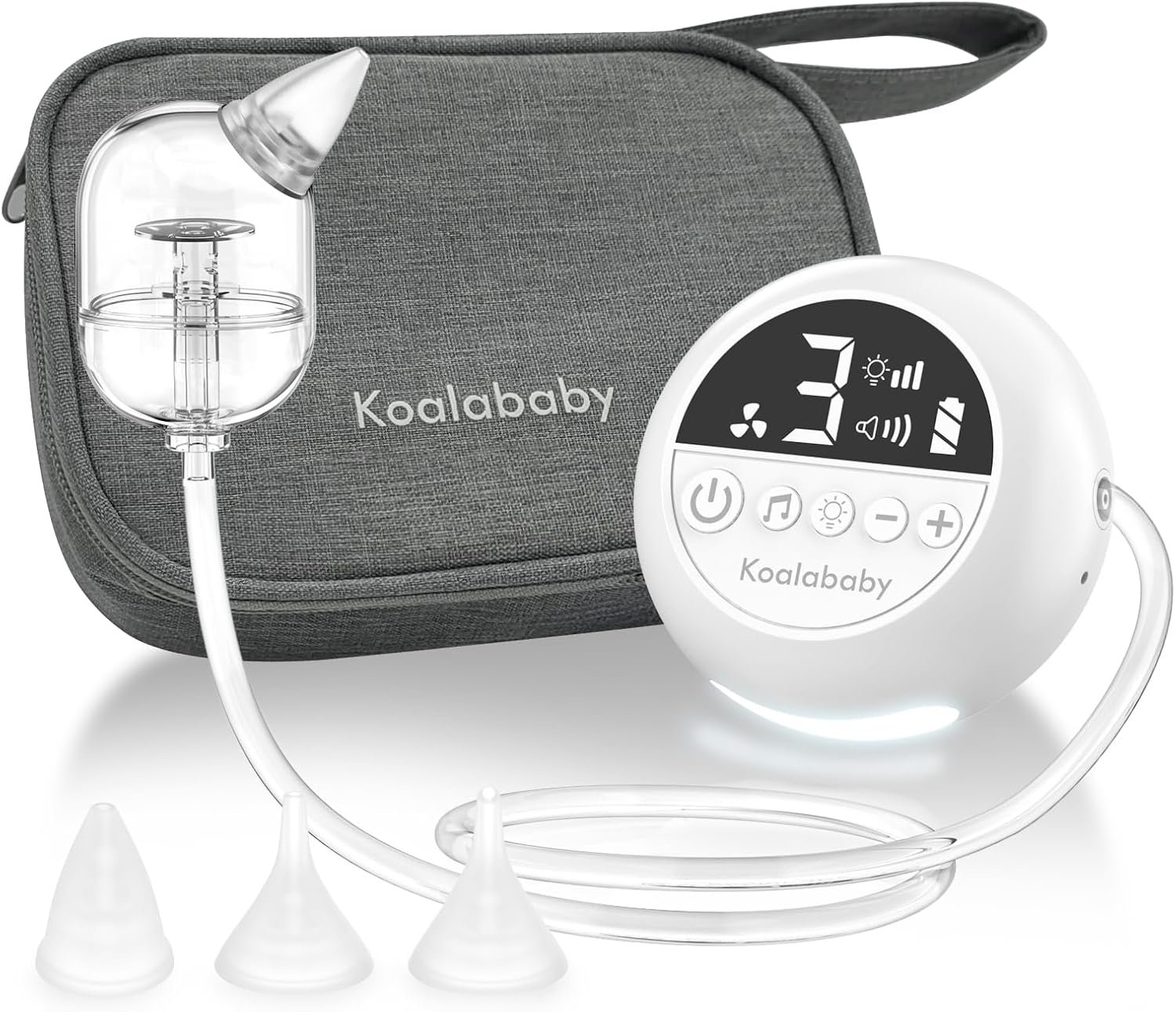 Koalababy Electric Nasal Aspirator for Baby, Hospital-Grade, 9 Levels