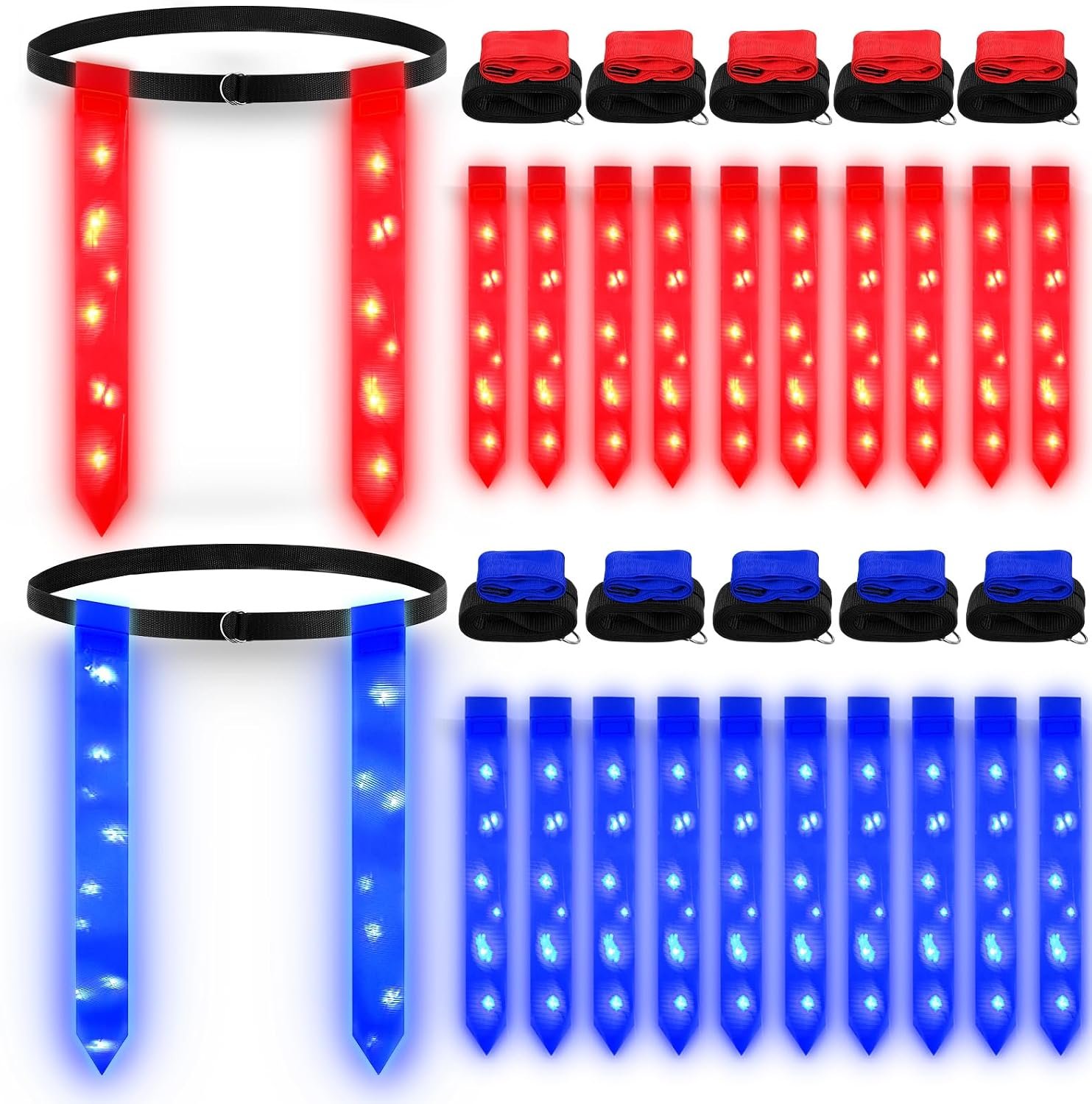 Libima LED Flag Football Belts Glow in The Dark