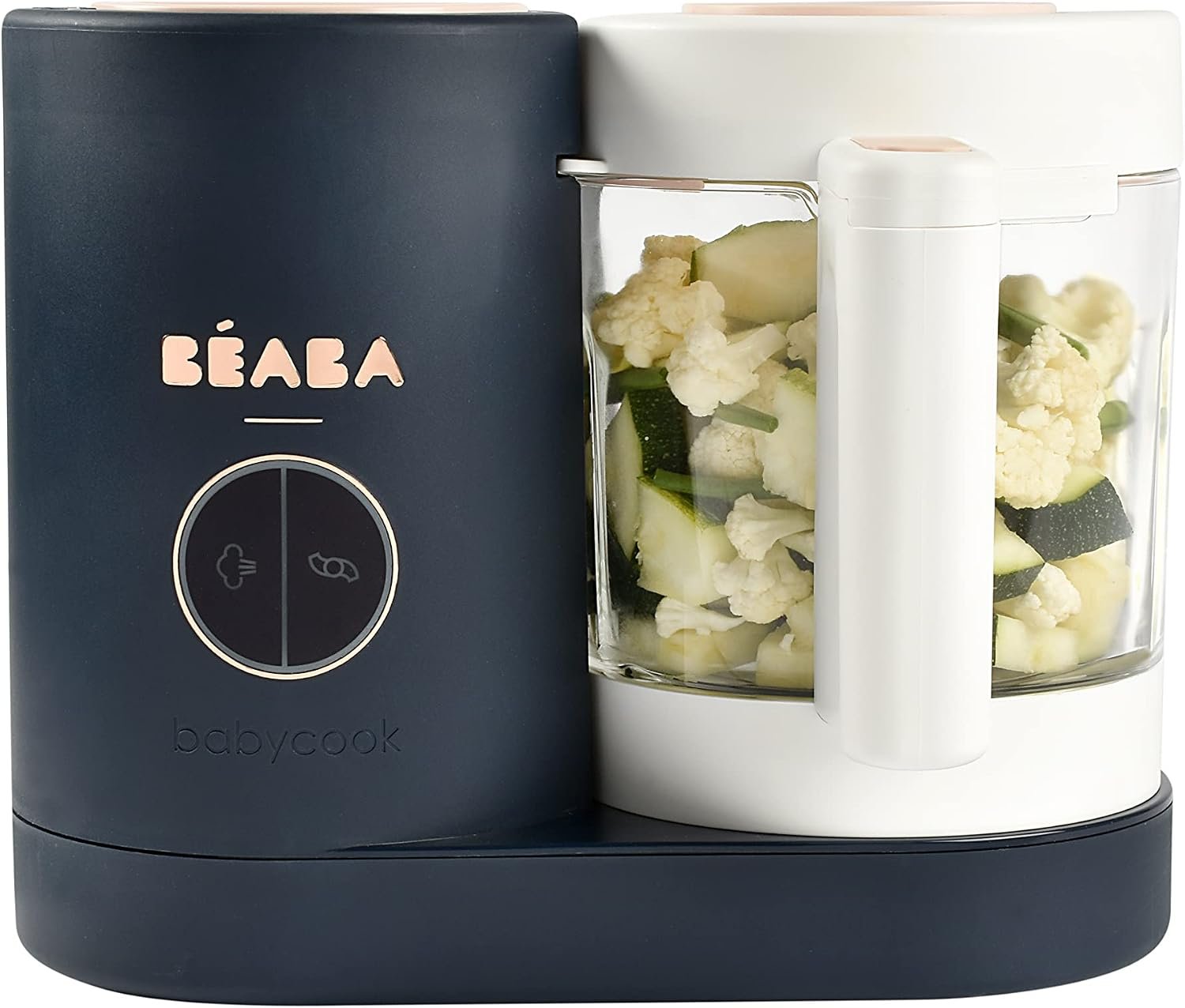 Béaba Babycook Neo Baby Food Maker, 42 Oz, Steam & Blend, Midnight