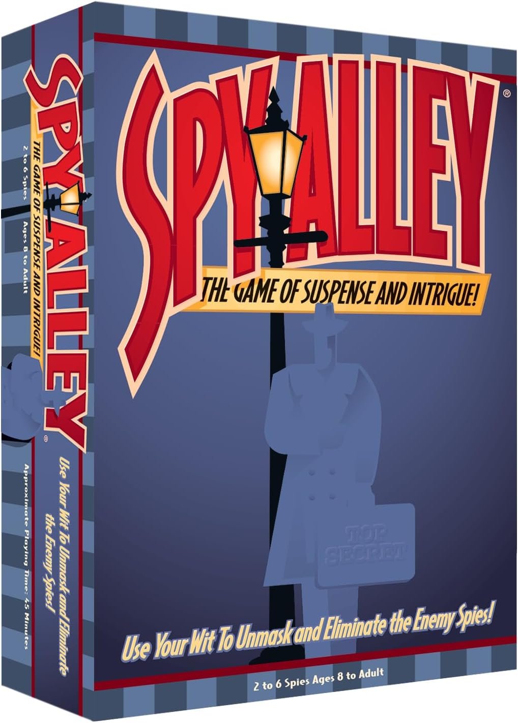 Spy Alley – Mensa Award-Winning Strategy Game – Social Deduction & Bluffing Board Game – Family Game Night Fun – Ages 8+ for 2-6 Players