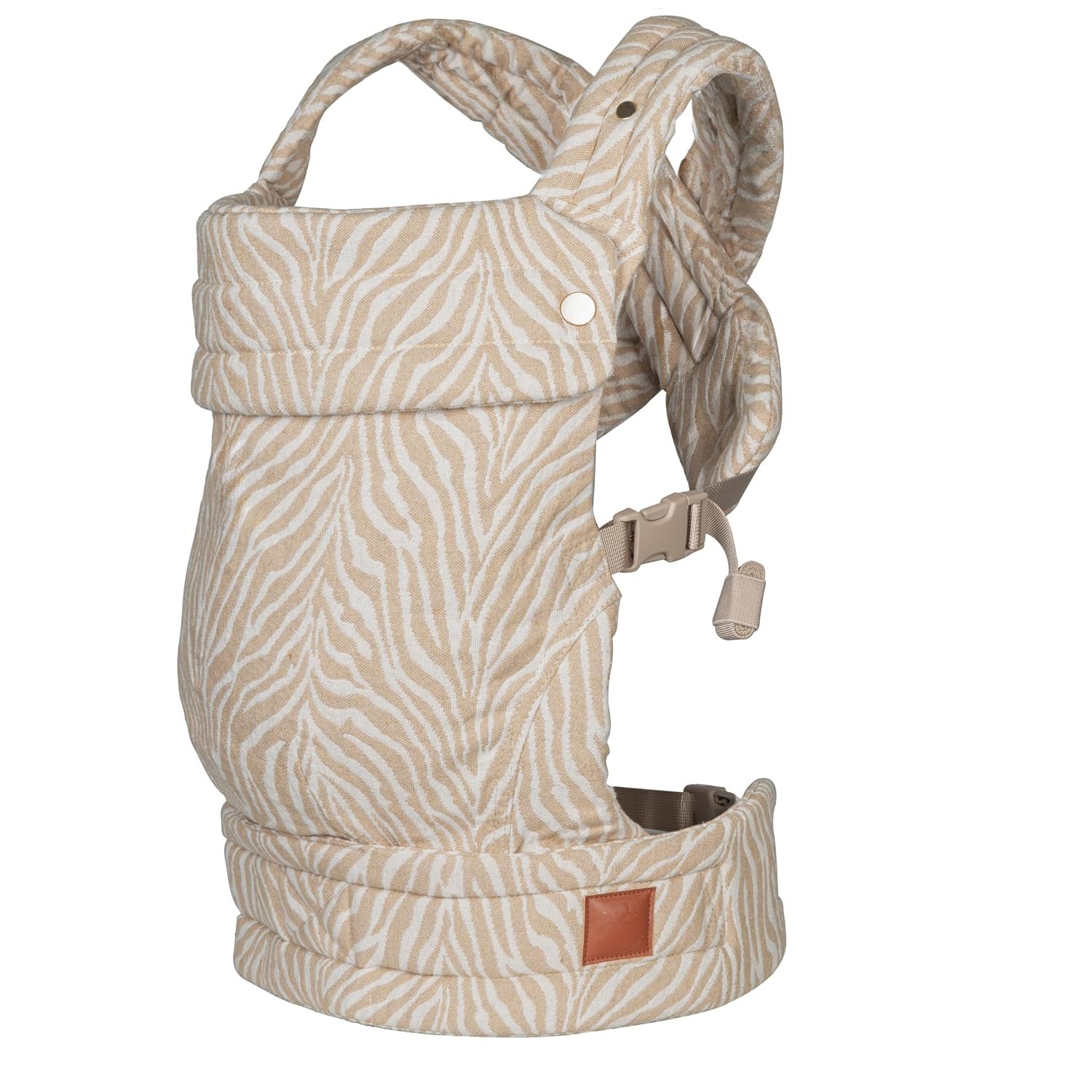 Baby Carrier Newborn to Toddler, Beige Zebra Adjustable Stylish Easy Use