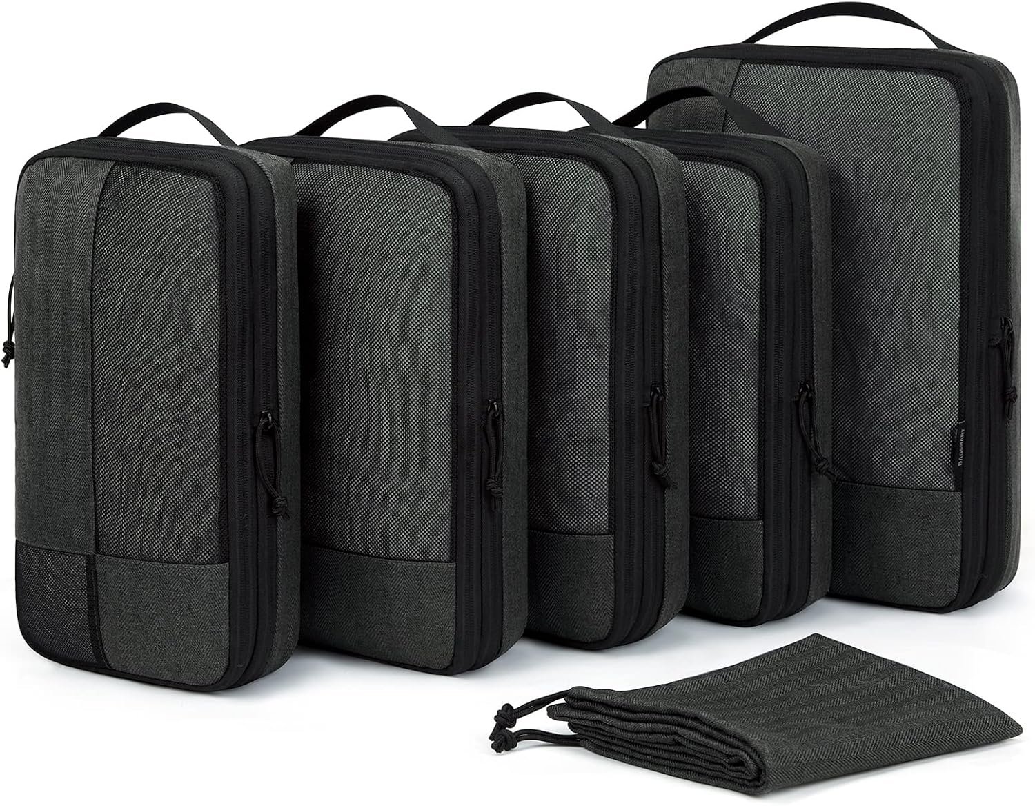 BAGSMART Compression Packing Cubes for Travel, 6 Set